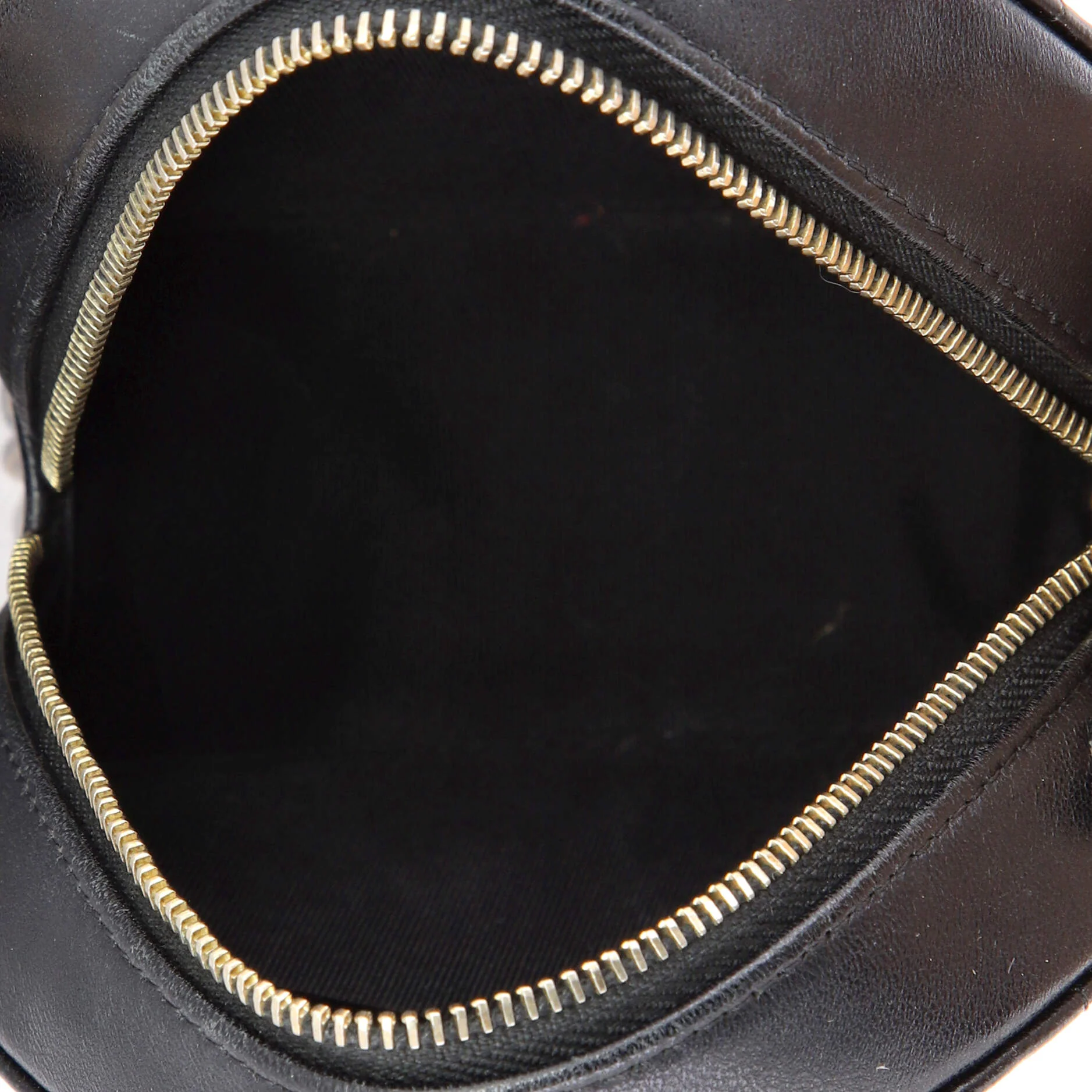 Egyptian Amulet Round Chain Clutch Quilted Calfskin Mini - Image 5