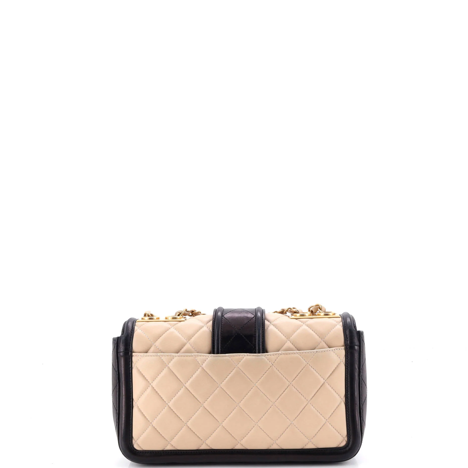 Elegant CC Flap Bag Quilted Lambskin Medium - Image 3