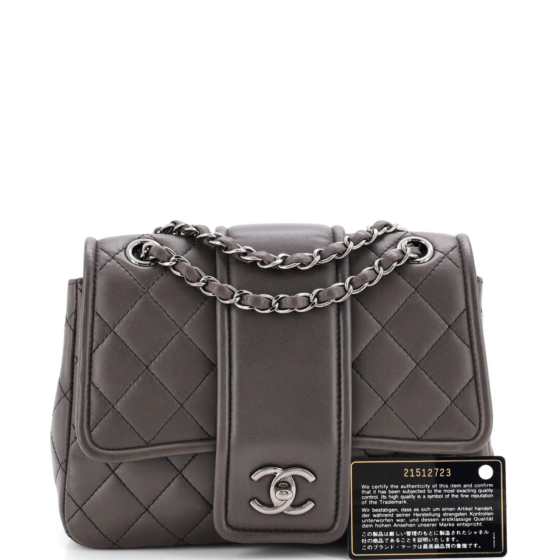 Elementary Chic Flap Bag Quilted Lambskin Medium - Image 2