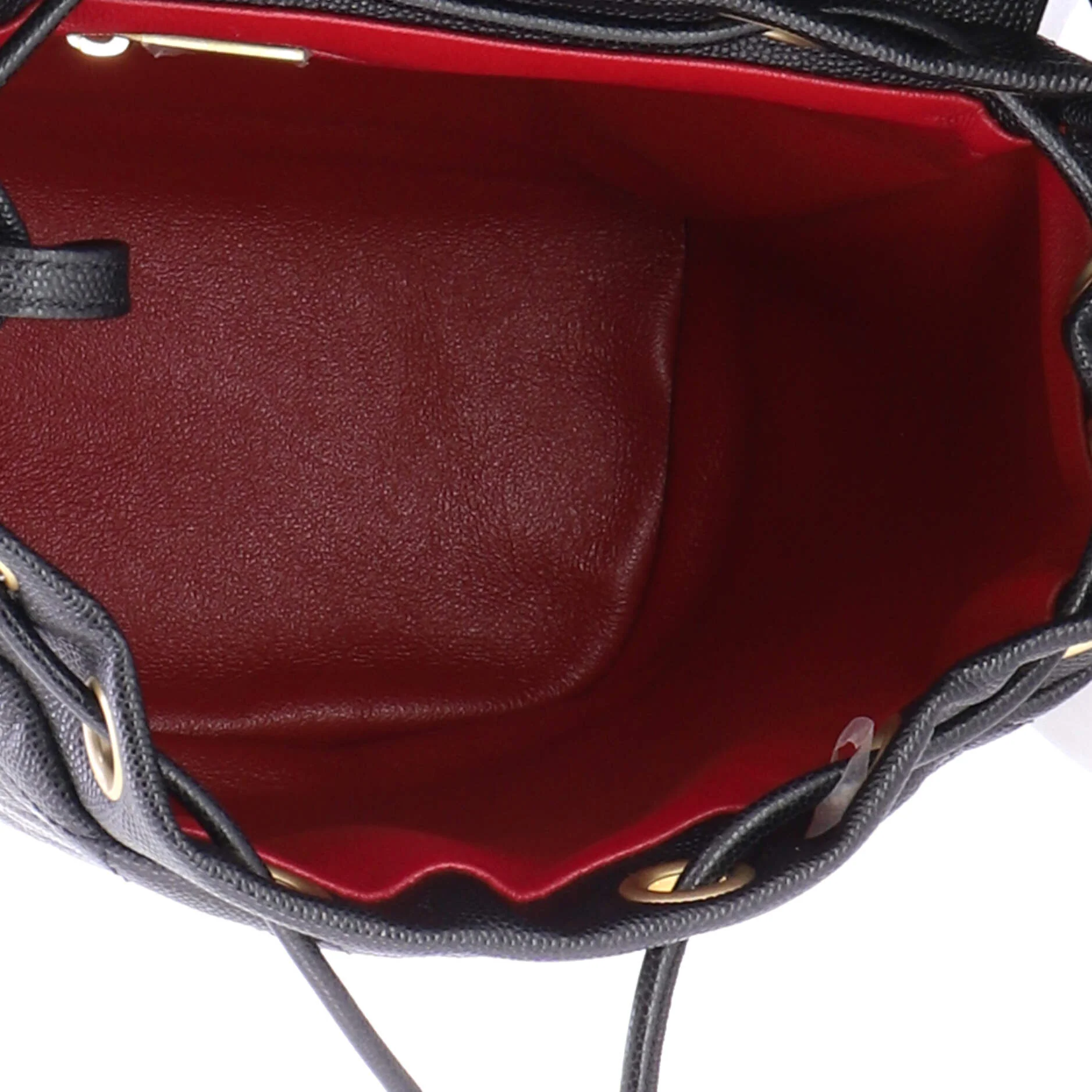 Filigree Backpack Quilted Caviar Small - Image 6