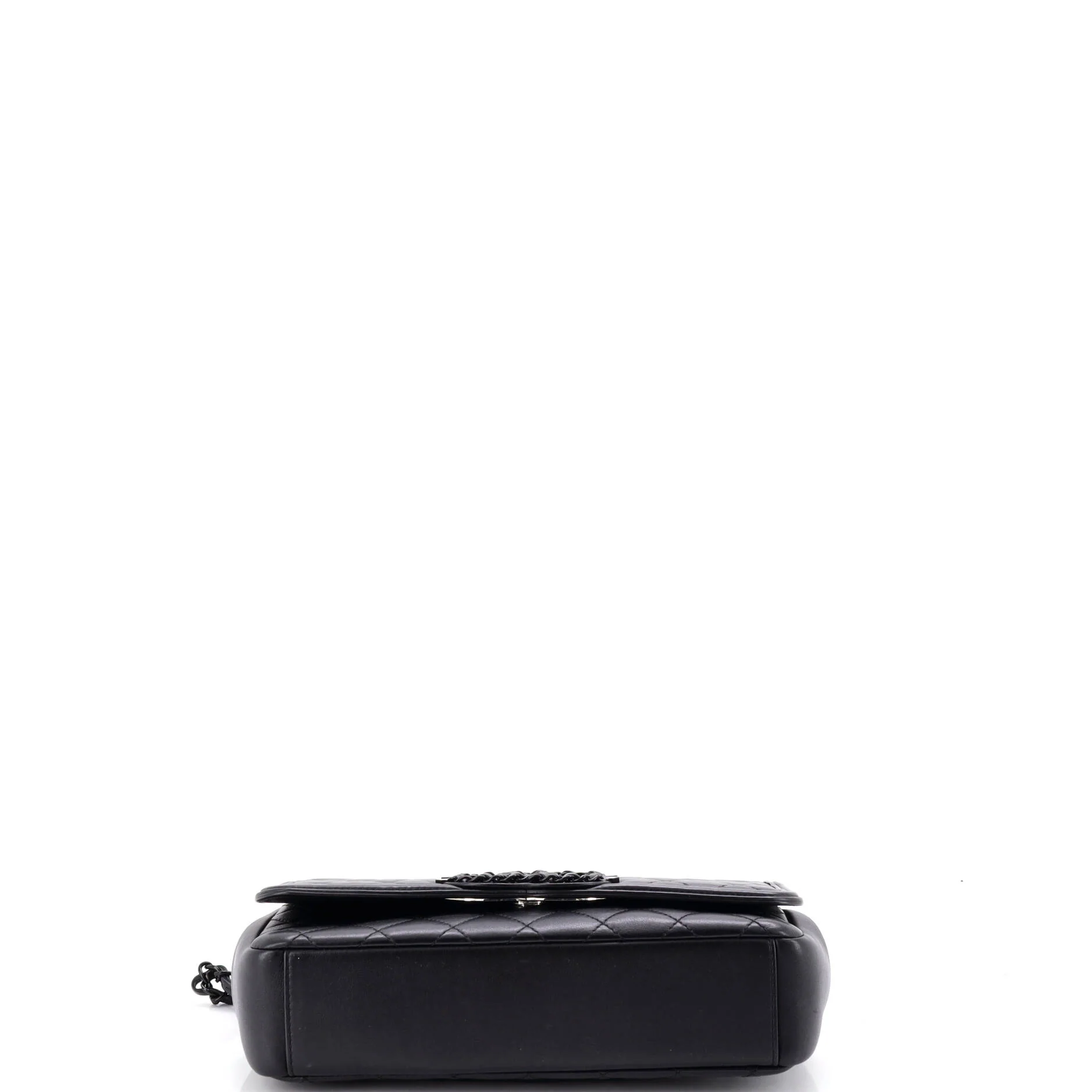 Filigree Flap Bag Quilted Lambskin with Chain Detail Medium - Image 4