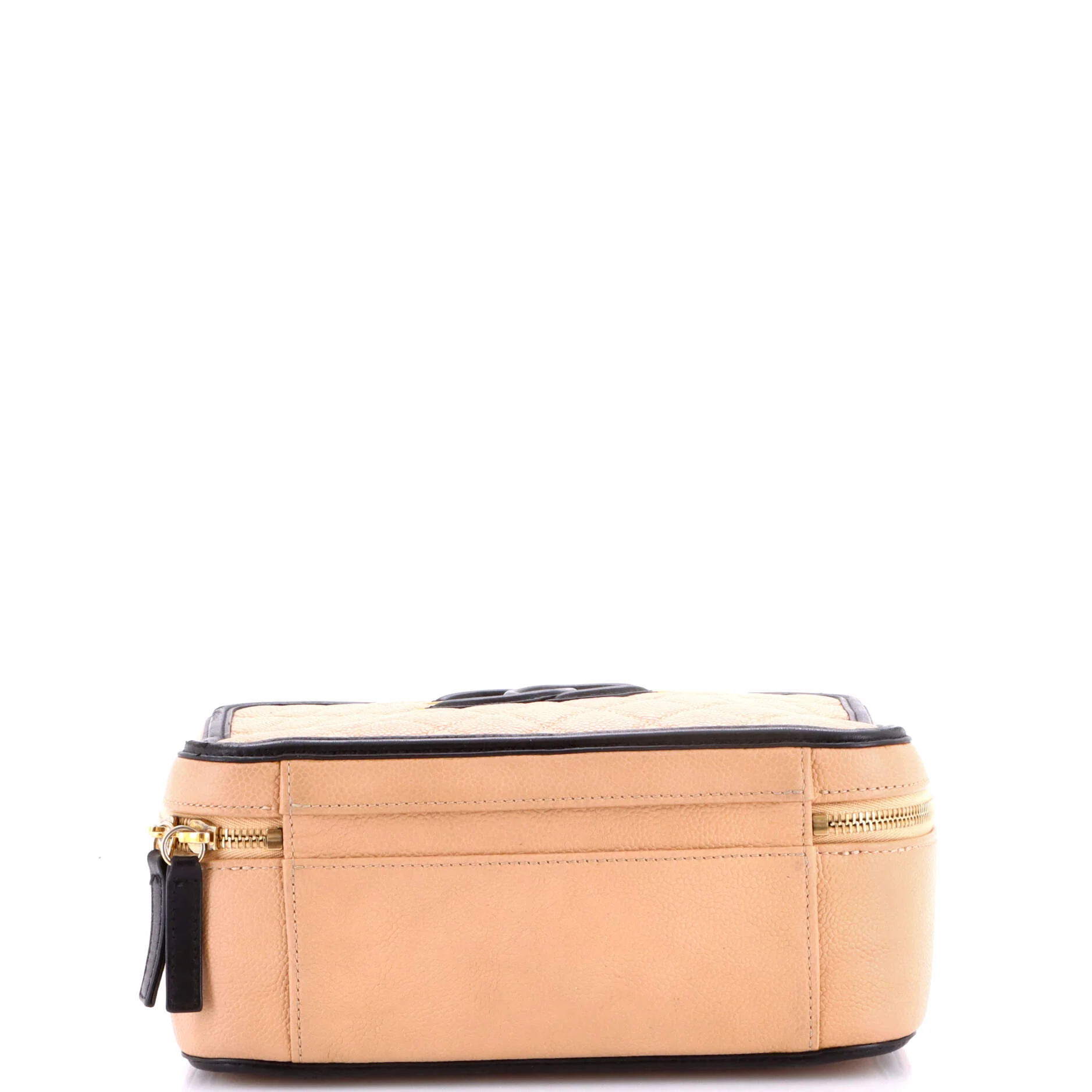 Filigree Vanity Case Quilted Caviar Large - Image 5