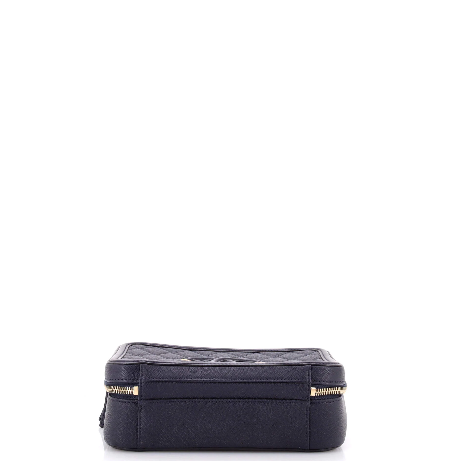 Filigree Vanity Case Quilted Caviar Medium - Image 4