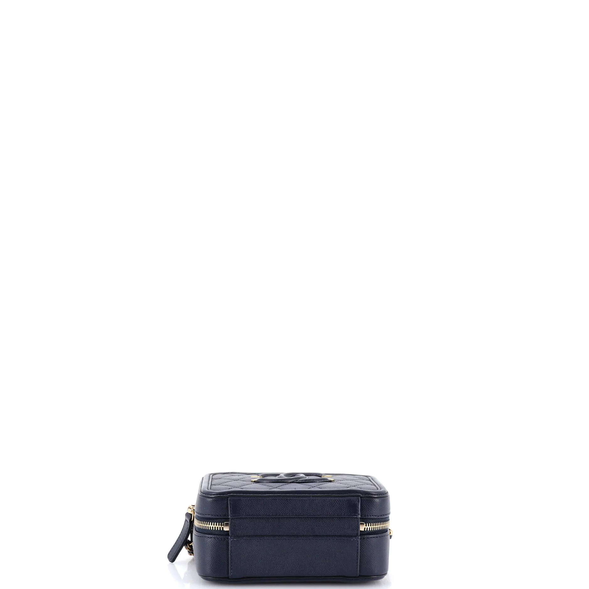 Filigree Vanity Case Quilted Caviar Small - Image 5