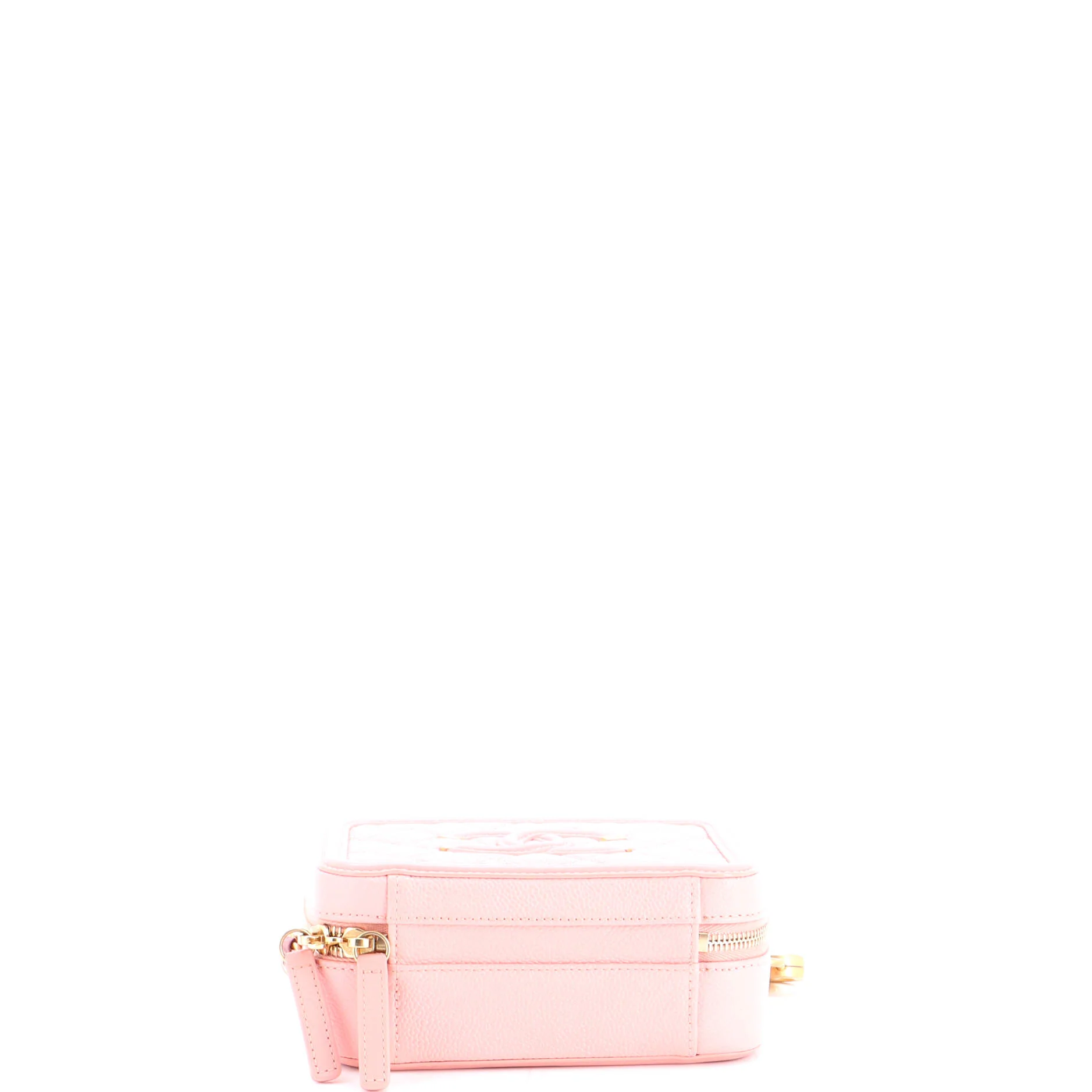 Filigree Vanity Case Quilted Caviar Small - Image 4