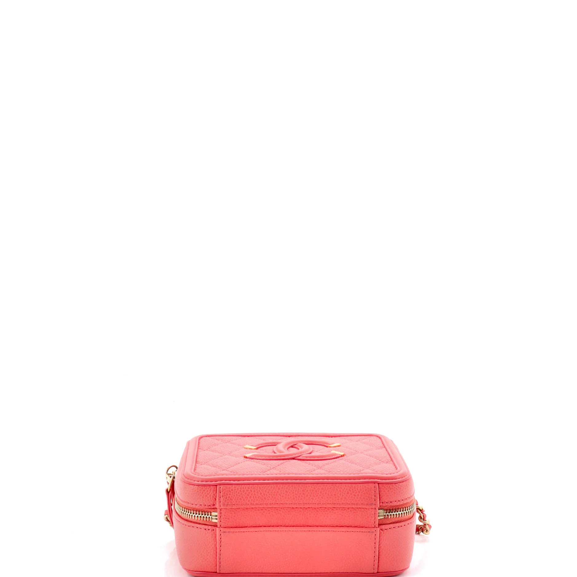 Filigree Vanity Case Quilted Caviar Small - Image 5