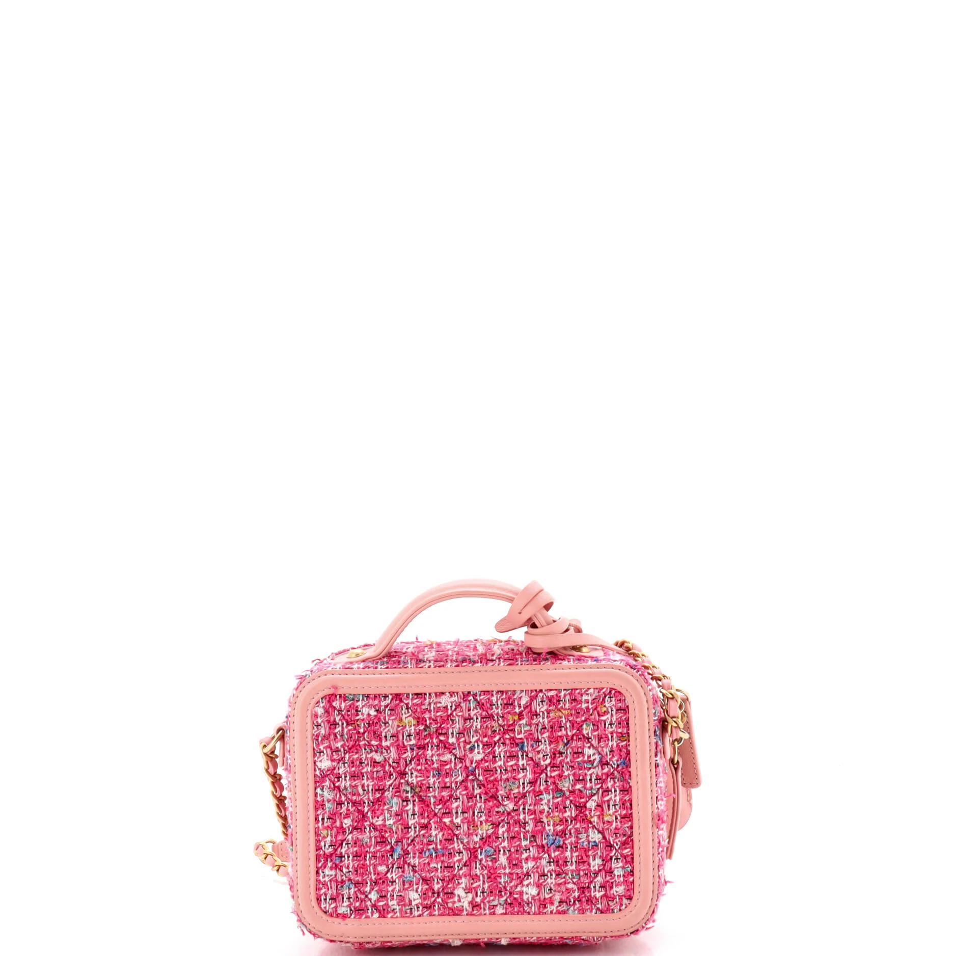 Filigree Vanity Case Quilted Tweed Small - Image 4