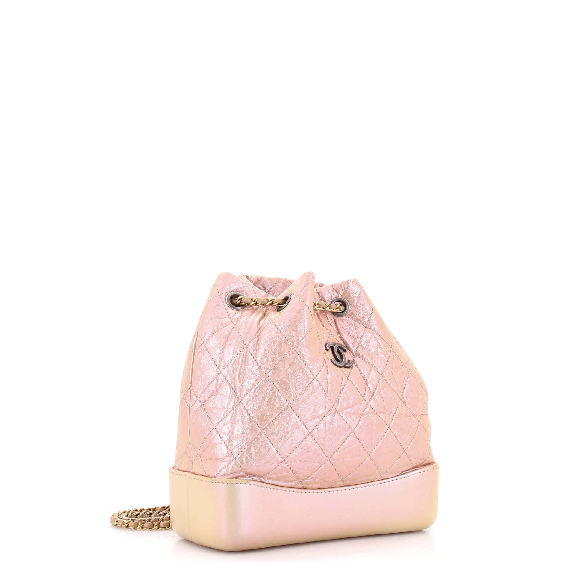 Gabrielle Backpack Quilted Iridescent Aged Calfskin Small - Image 2