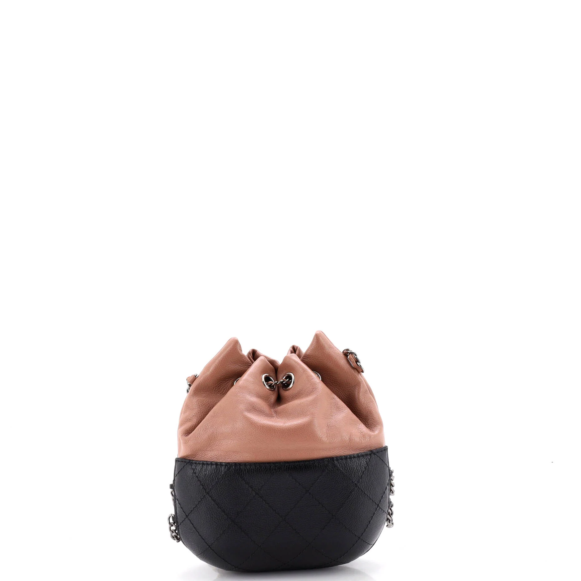 Gabrielle Drawstring Bag Quilted Calfskin Small - Image 3