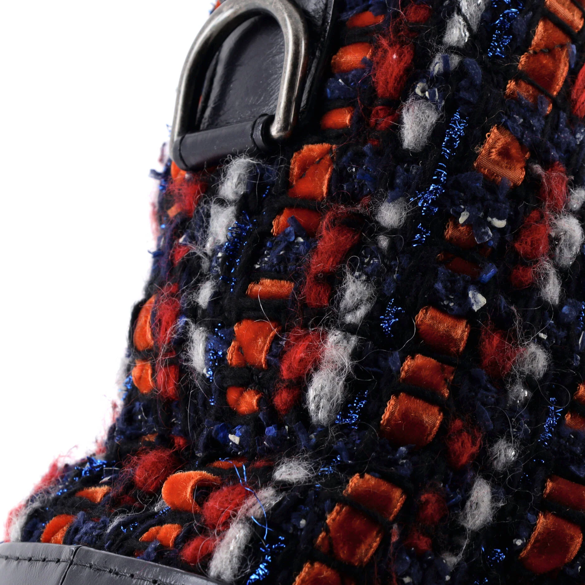 Gabrielle Hobo Quilted Tweed and Calfskin Medium - Image 6