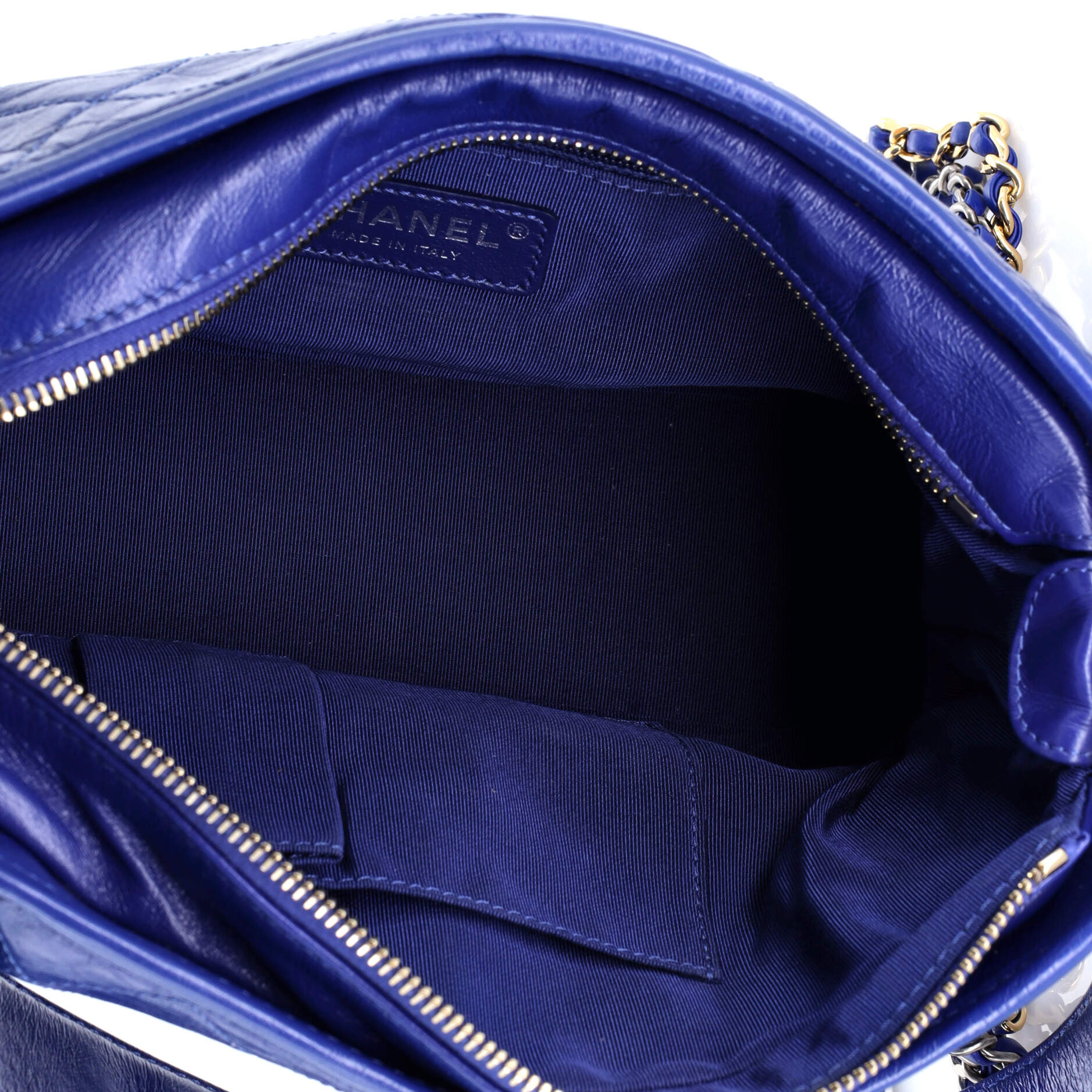 Gabrielle Hobo with Logo Handle Quilted Aged Calfskin Medium - Image 5