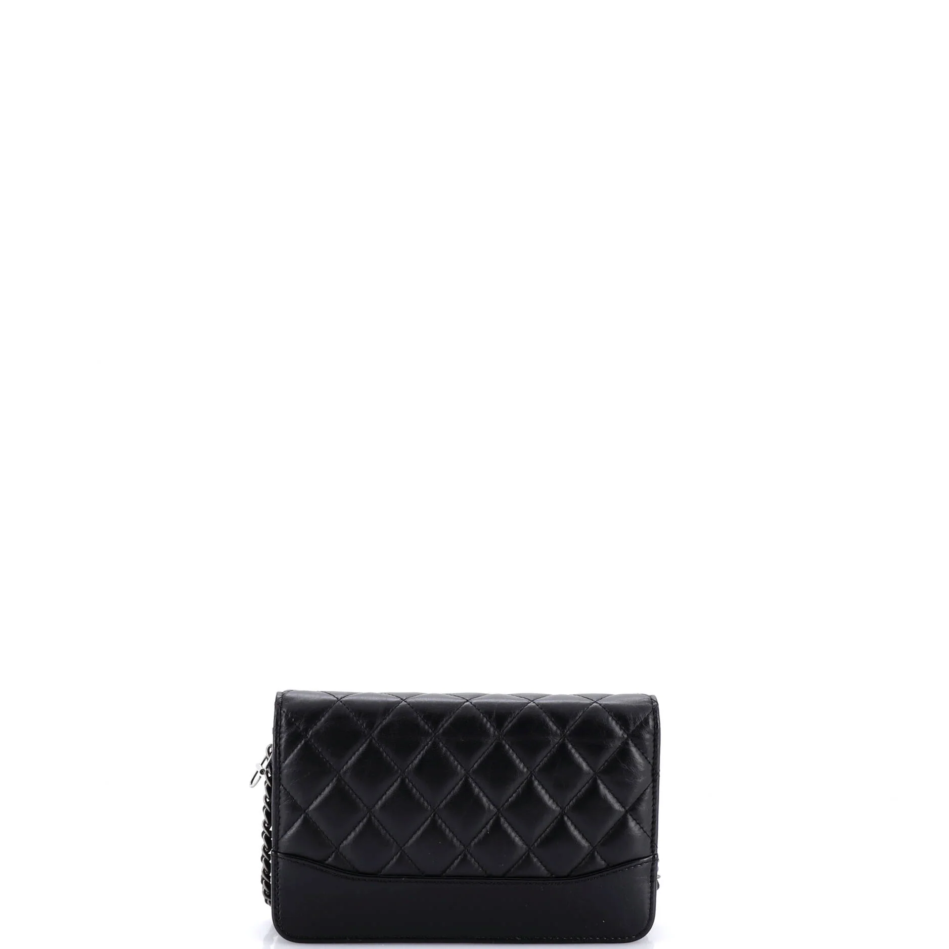Gabrielle Wallet on Chain Quilted Aged Calfskin - Image 4