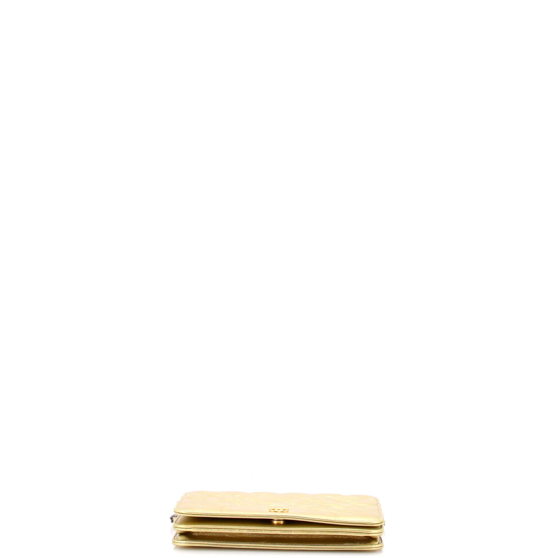 Gabrielle Wallet on Chain Quilted Aged Calfskin - Image 4