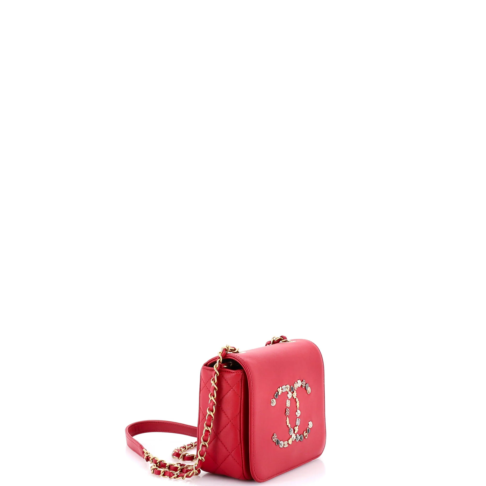 Giant Crystal CC Flap Bag Lambskin Mini - Image 2