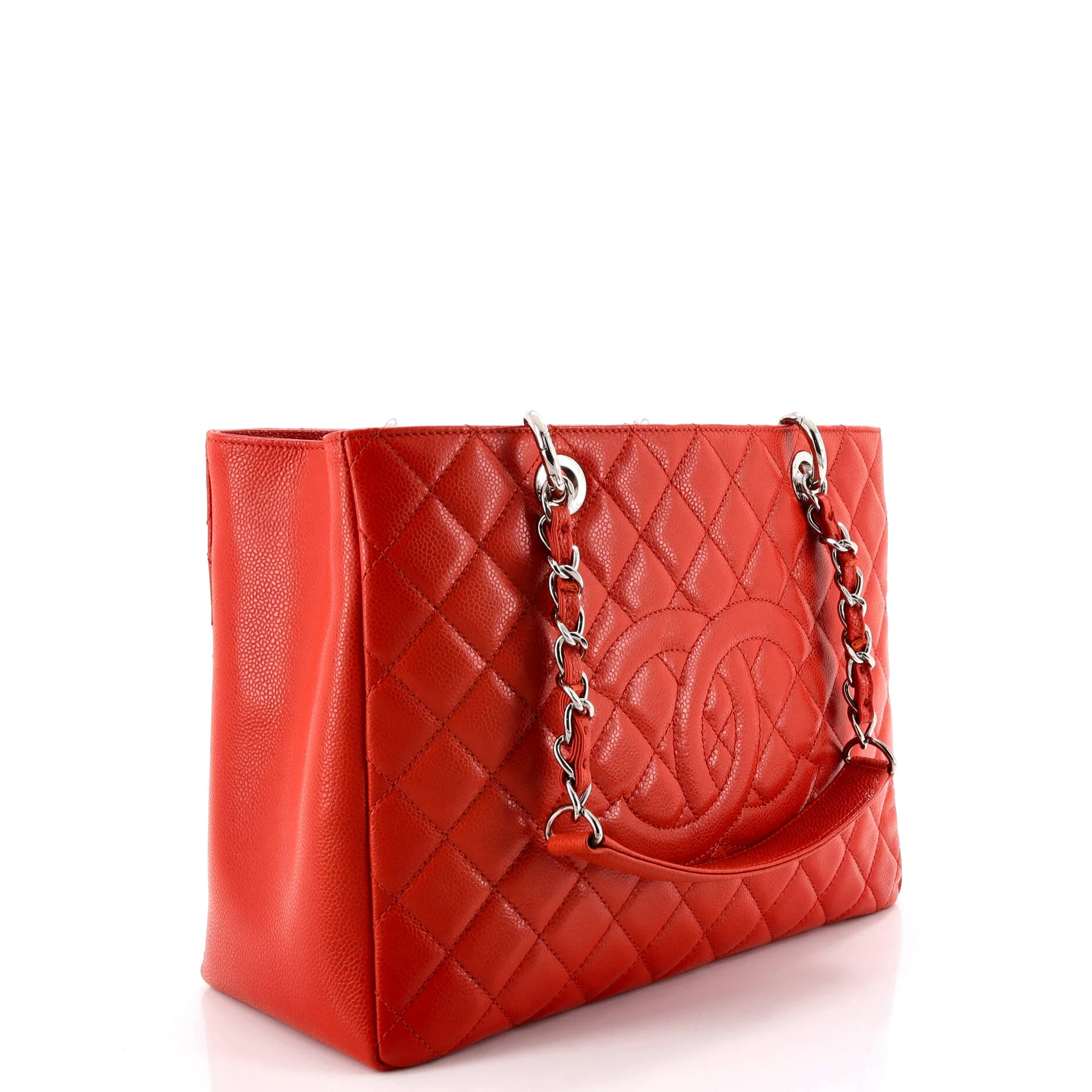 Grand Shopping Tote Quilted Caviar - Image 2