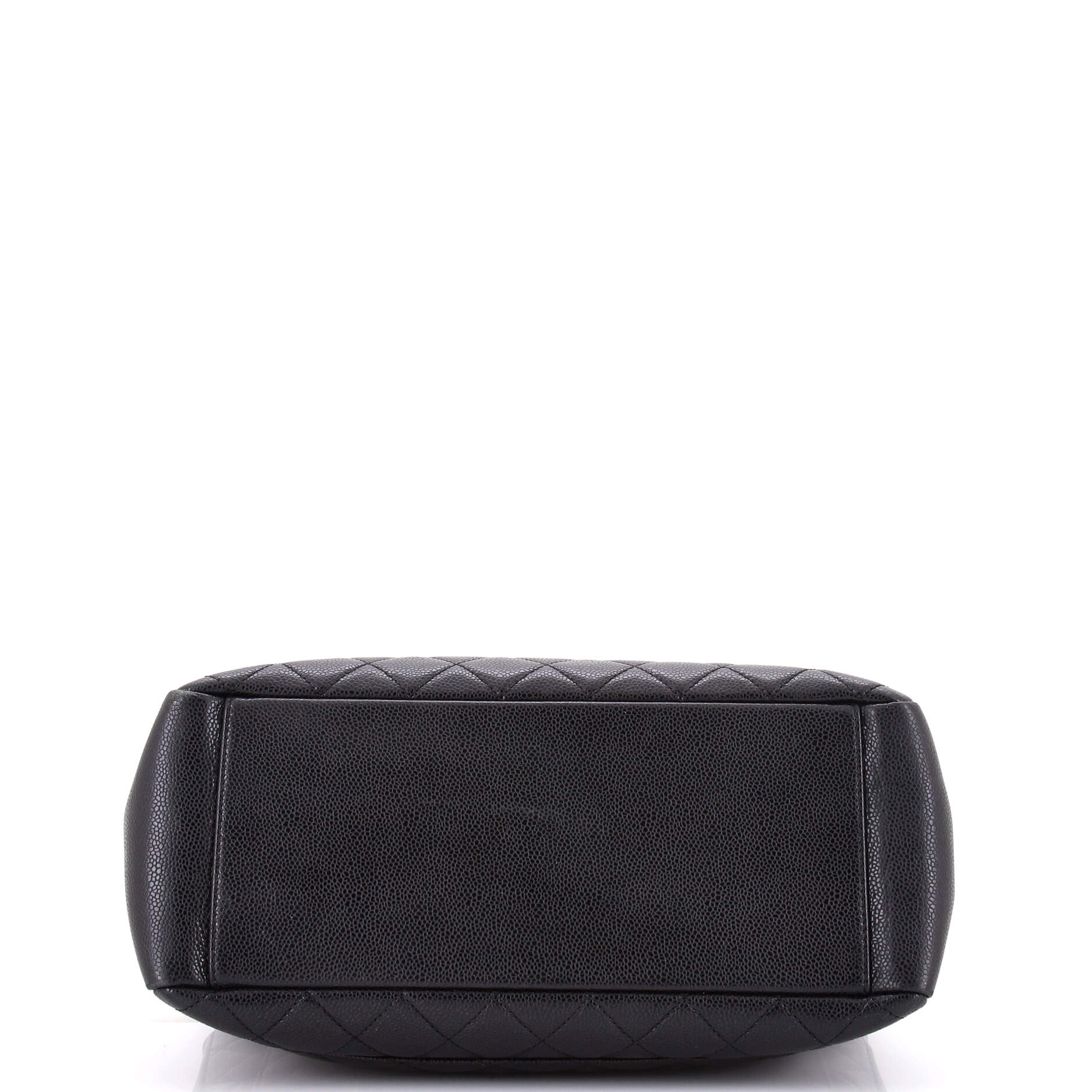 Grand Shopping Tote Quilted Caviar - Image 4