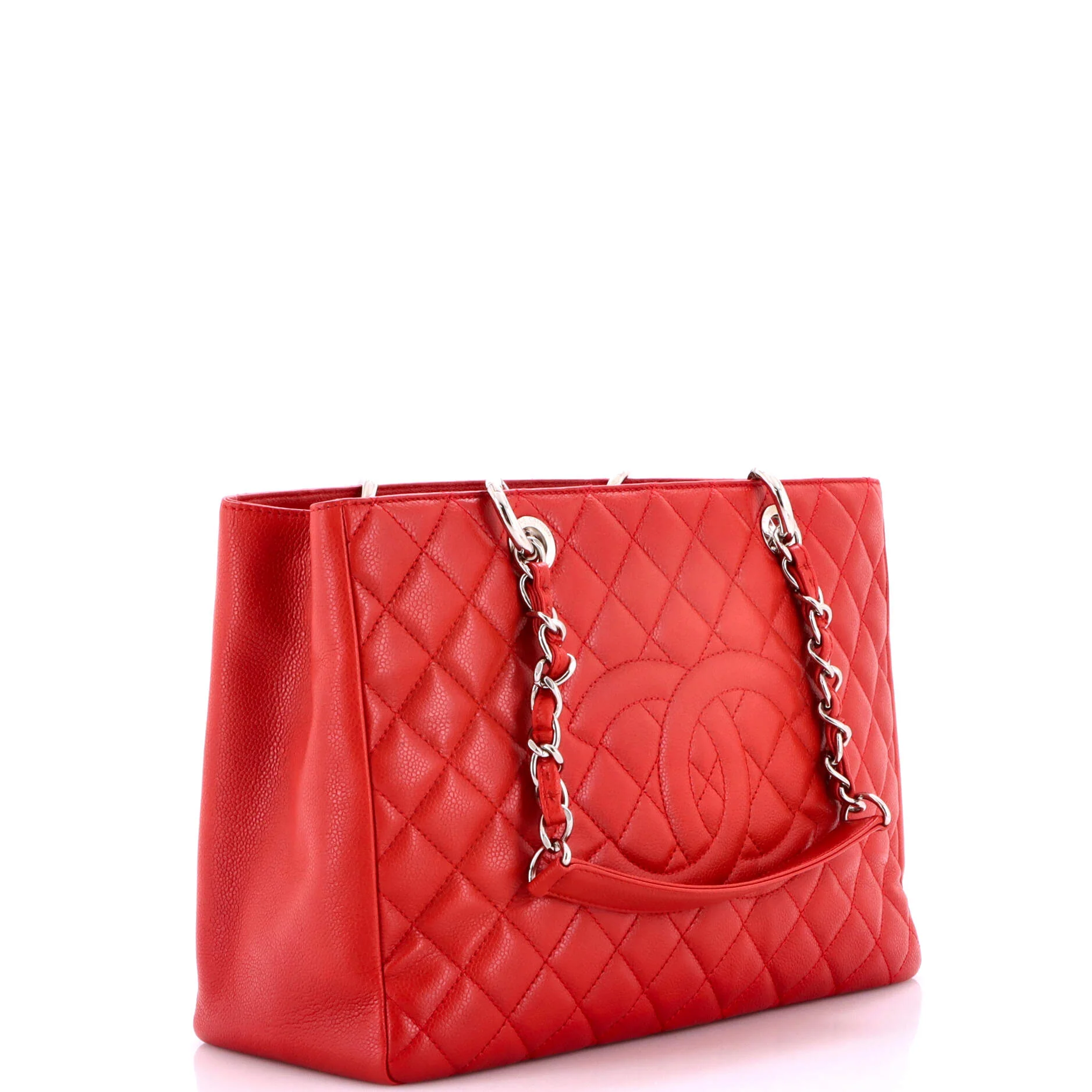 Grand Shopping Tote Quilted Caviar - Image 2