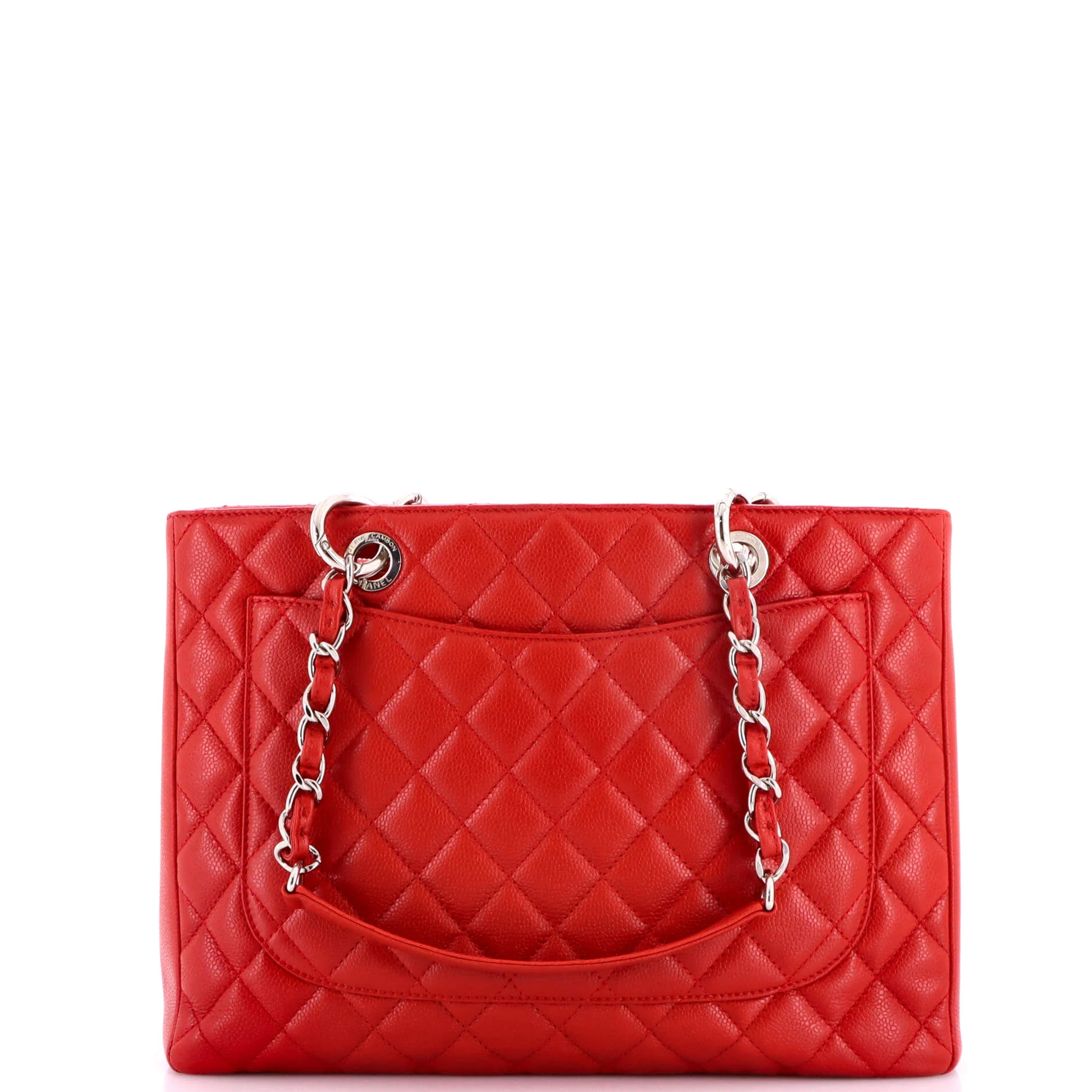 Grand Shopping Tote Quilted Caviar - Image 3