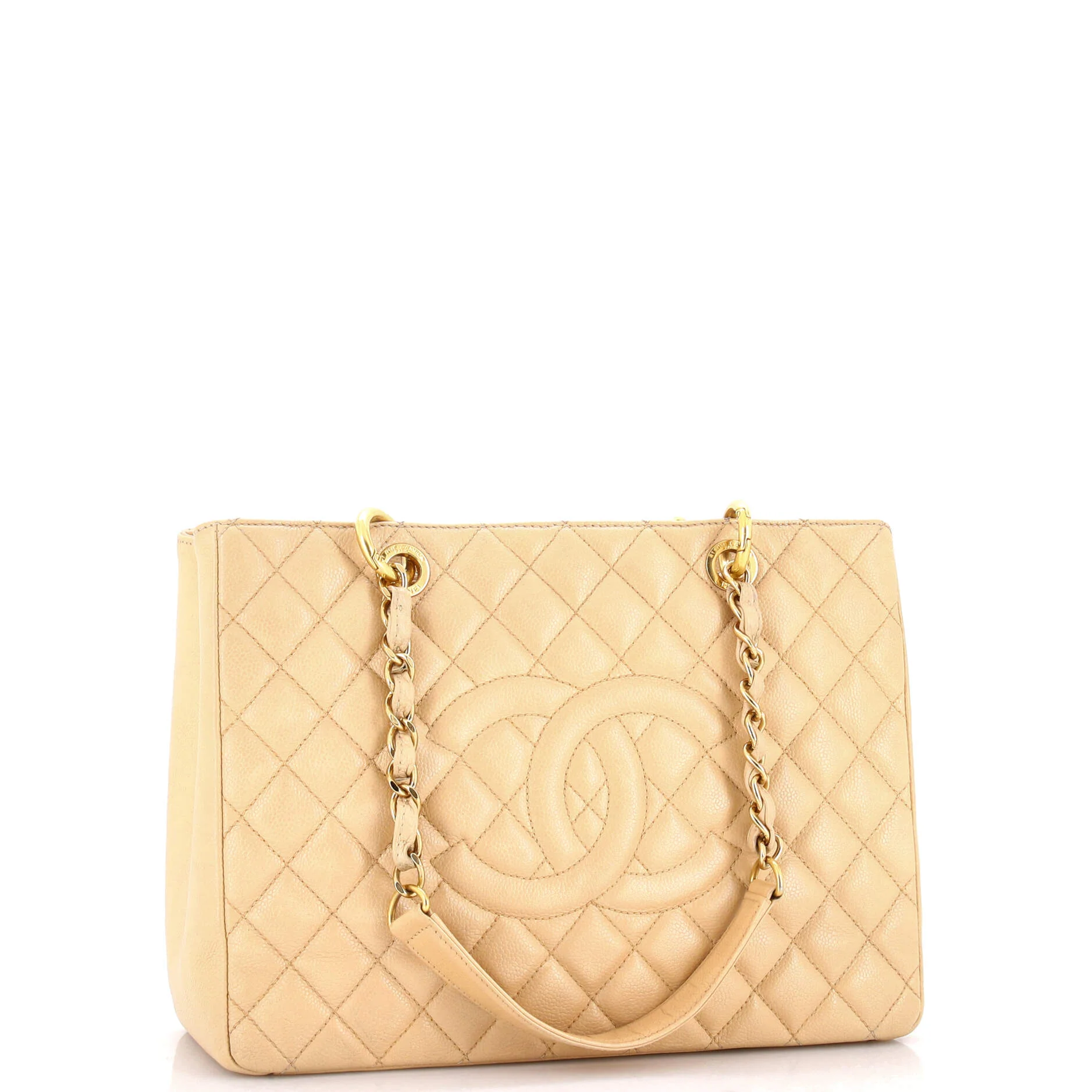 Grand Shopping Tote Quilted Caviar - Image 2