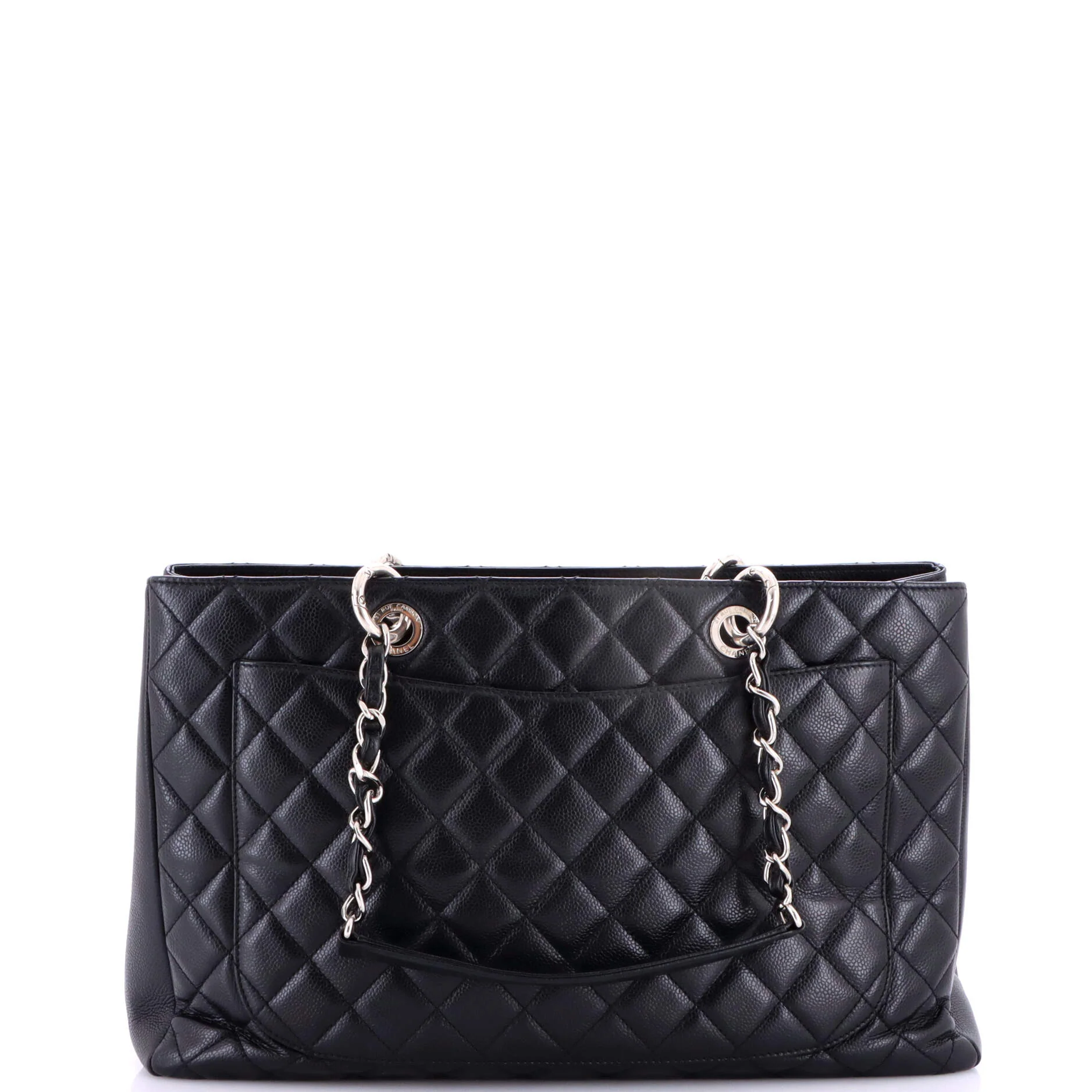 Grand Shopping Tote Quilted Caviar XL - Image 3
