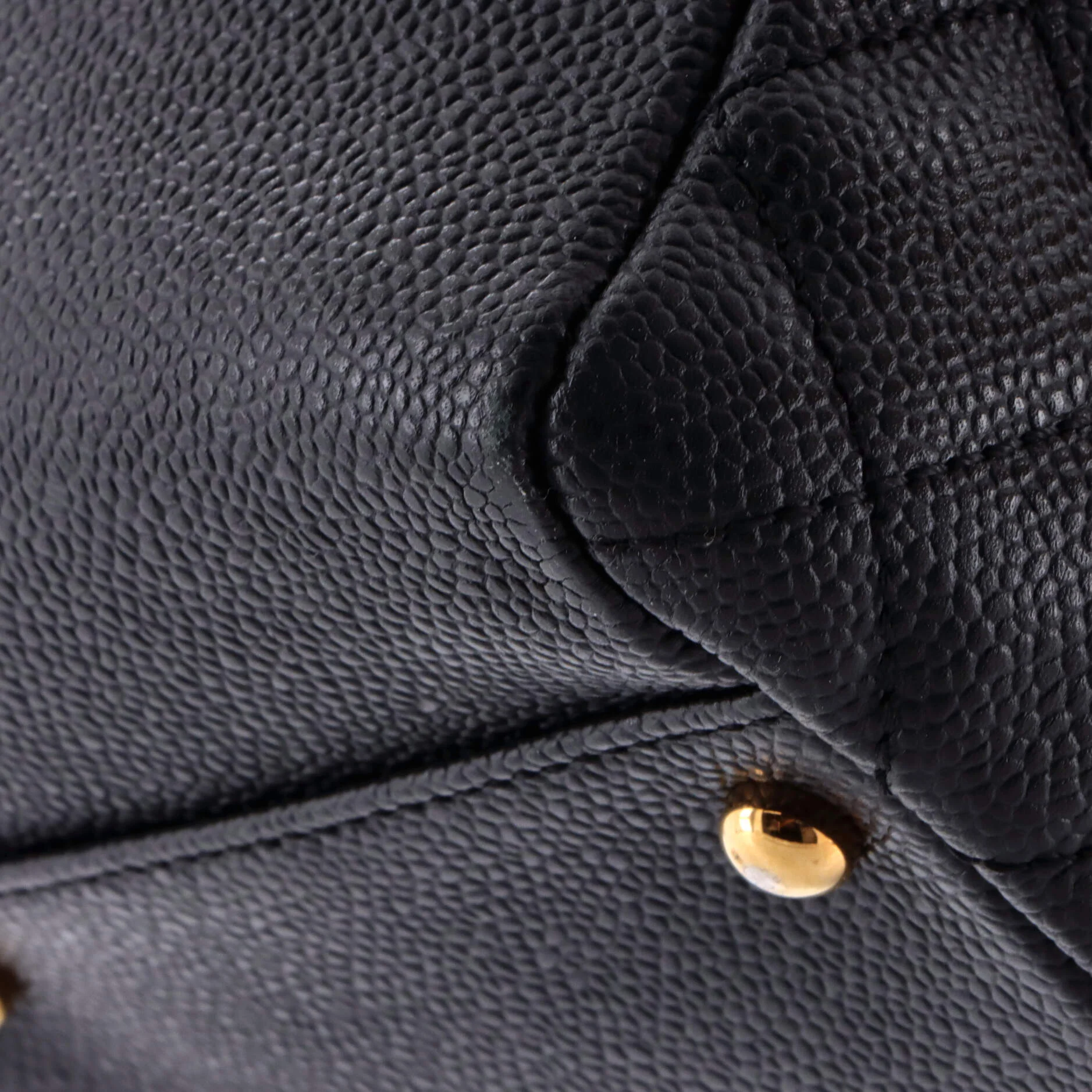 Grand Shopping Tote Quilted Caviar XL - Image 6