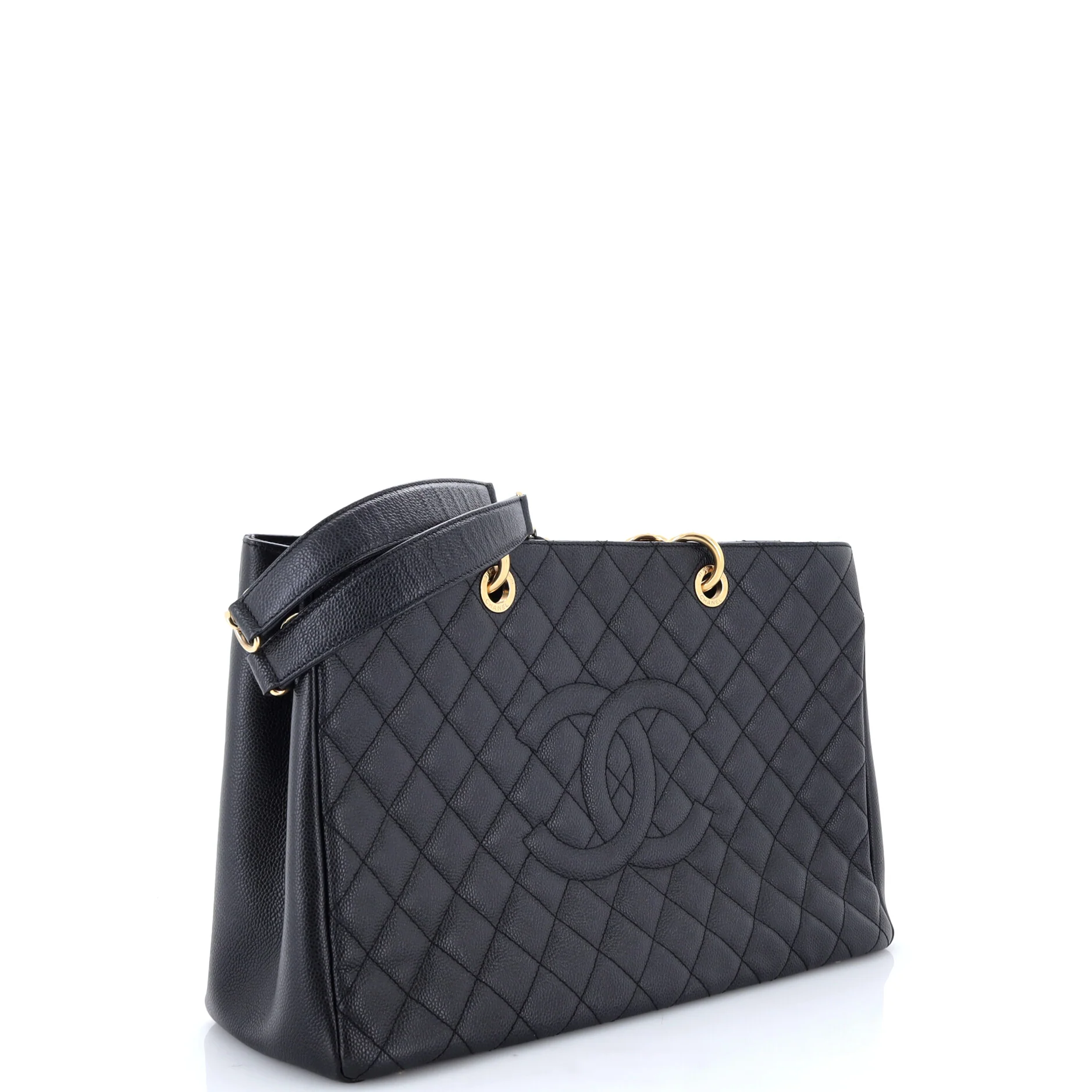 Grand Shopping Tote Quilted Caviar XL - Image 2