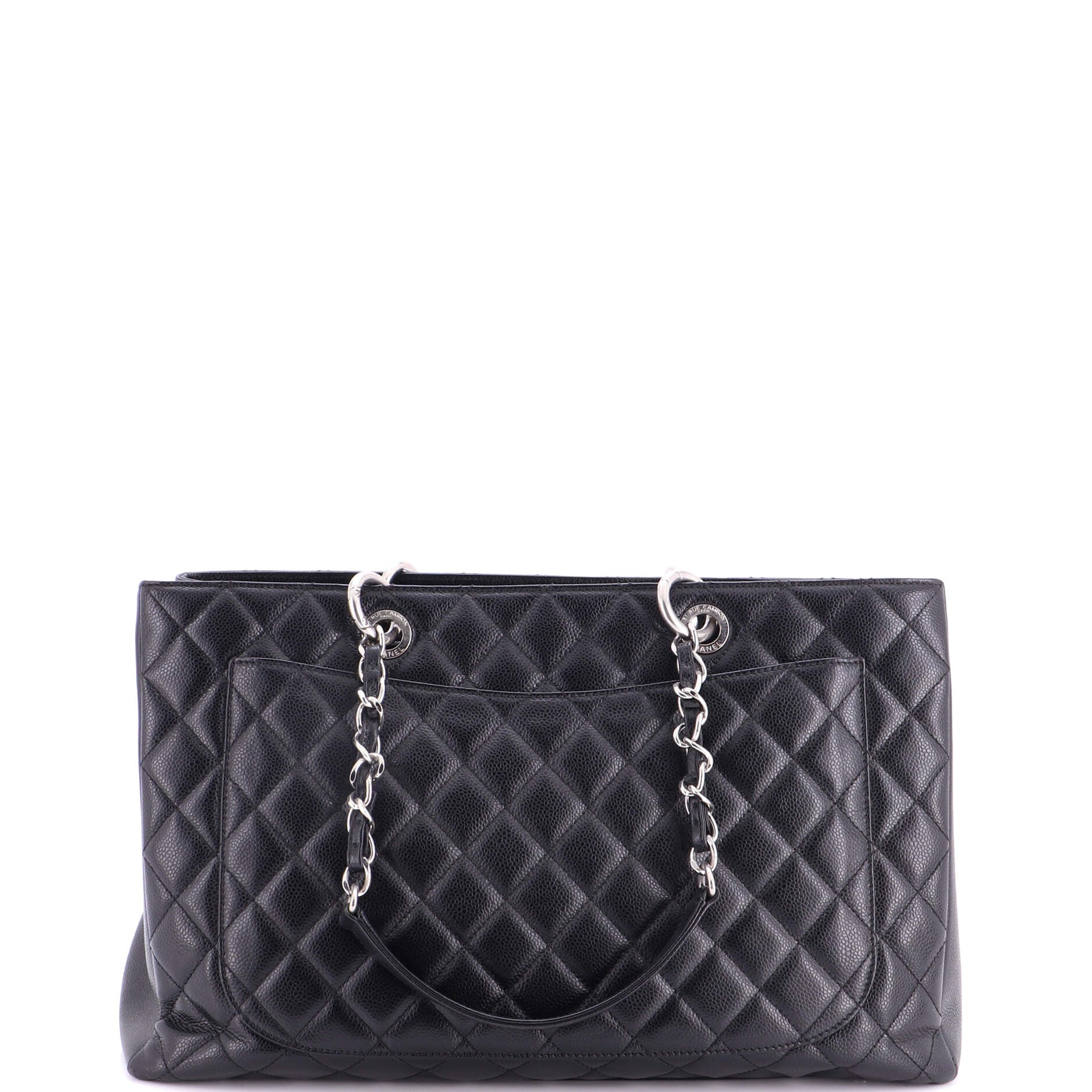 Grand Shopping Tote Quilted Caviar XL - Image 3
