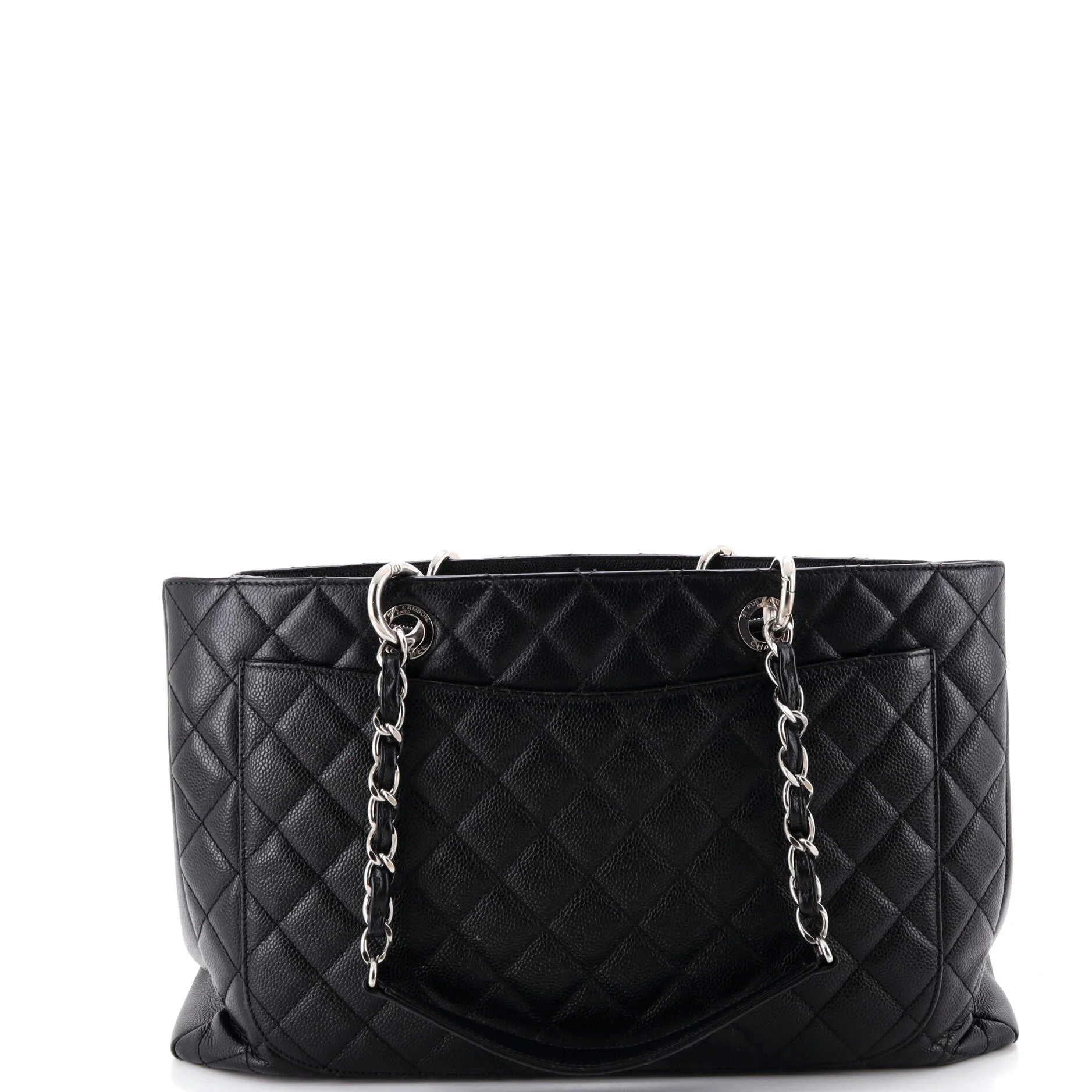 Grand Shopping Tote Quilted Caviar XL - Image 3