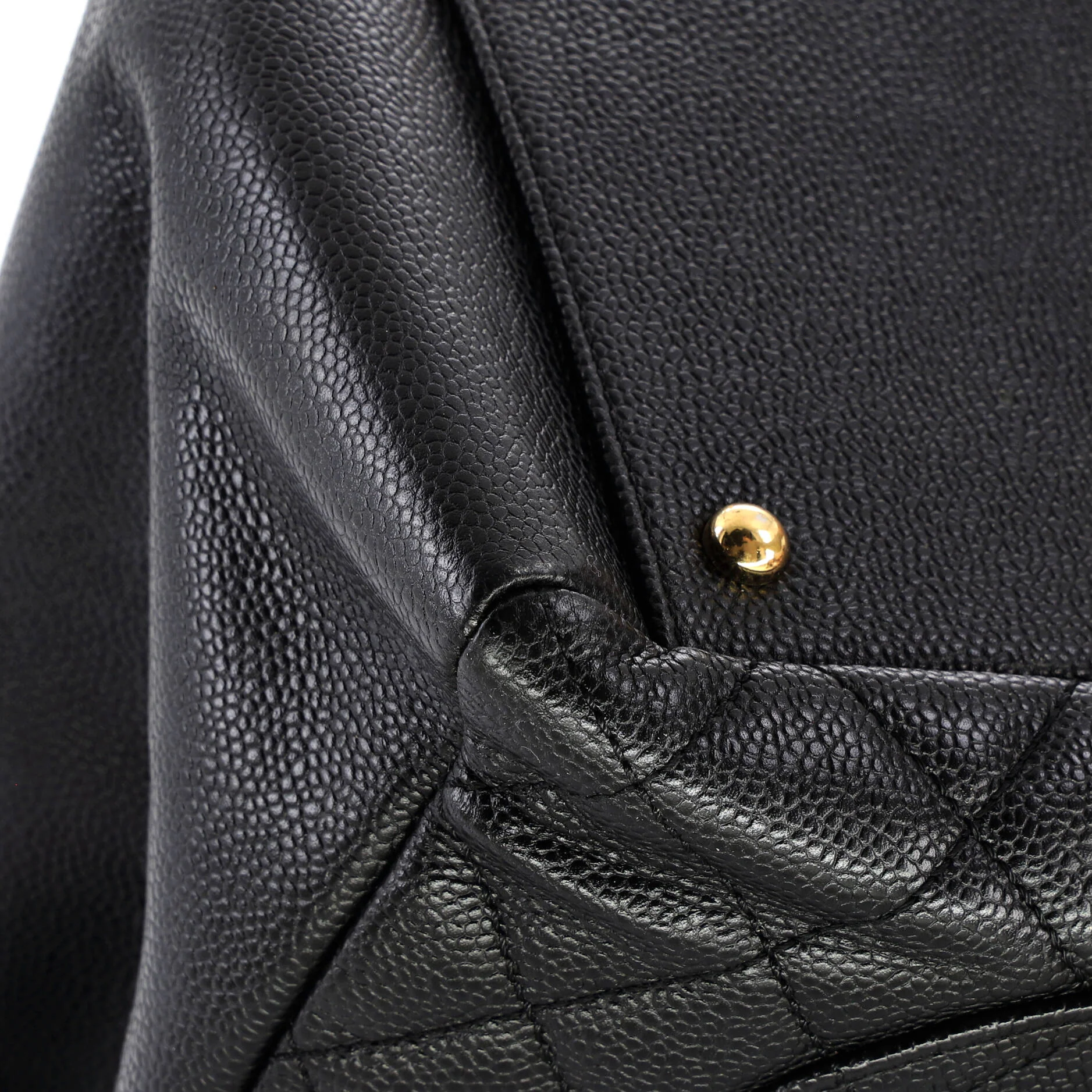 Grand Shopping Tote Quilted Caviar XXL - Image 7