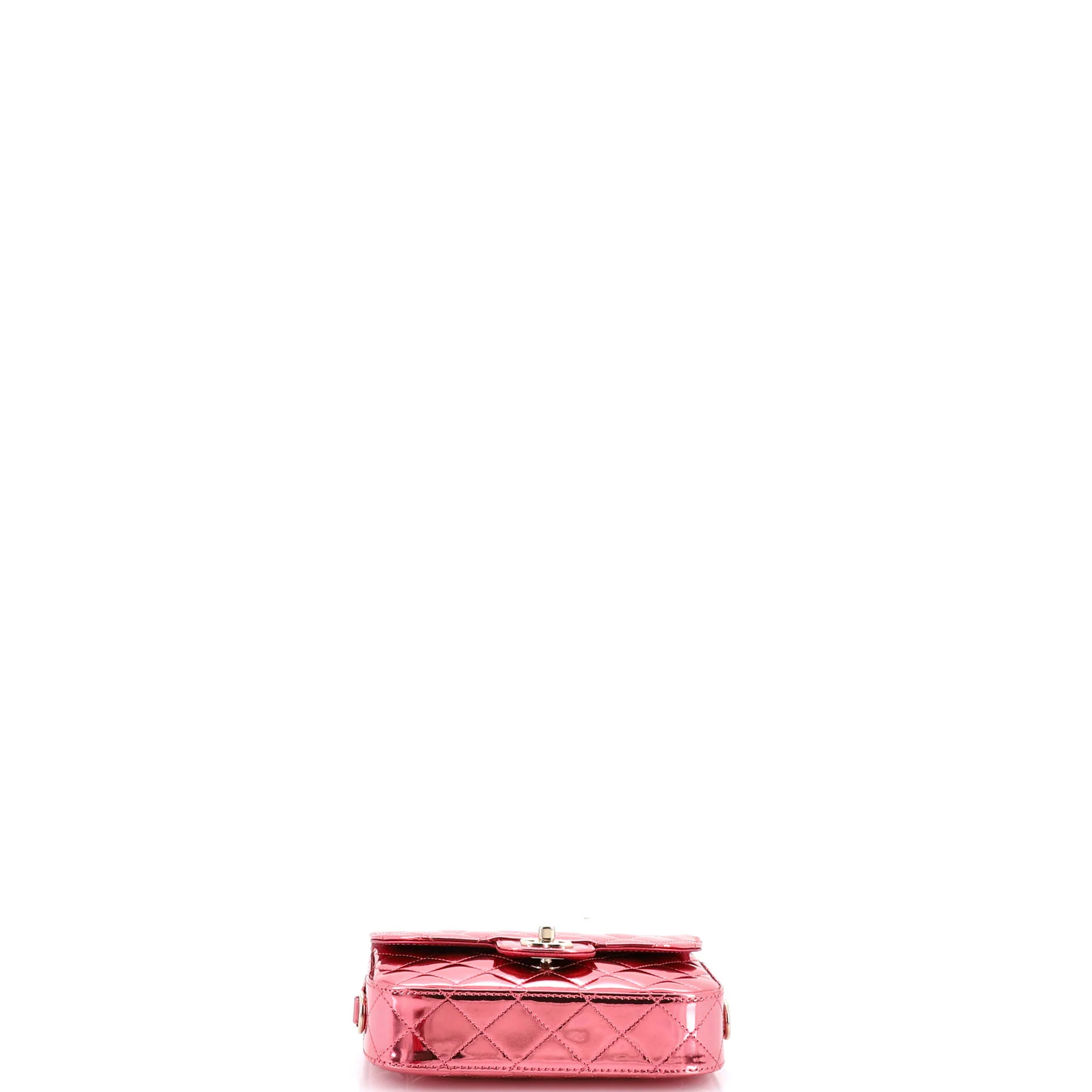 Hollywood Boulevard Flap Bag with Star Coin Purse Quilted Metallic Leather Small - Image 4