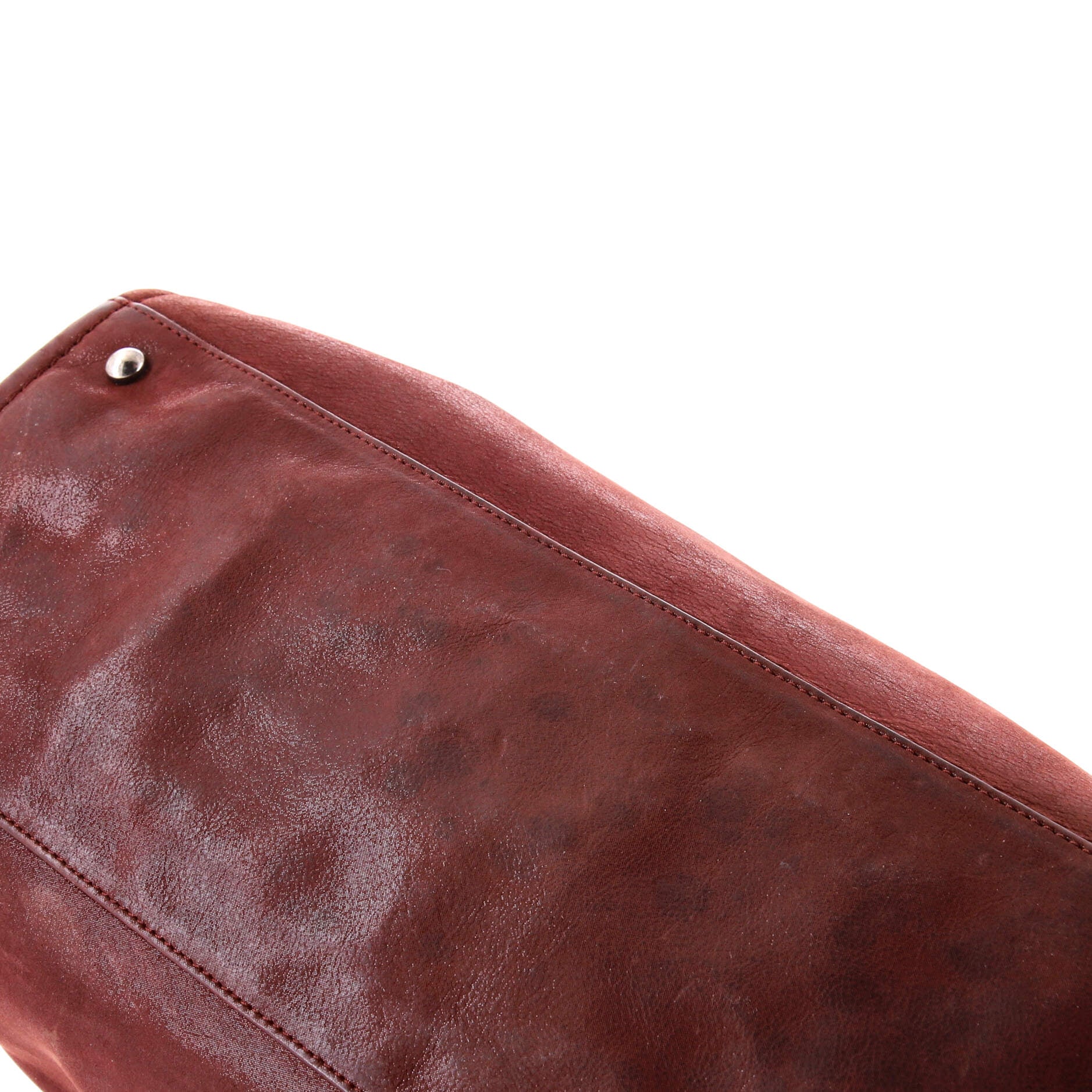 In the Mix Timeless Bowler Bag Iridescent Calfskin and Quilted Glazed Calfskin Large - Image 6