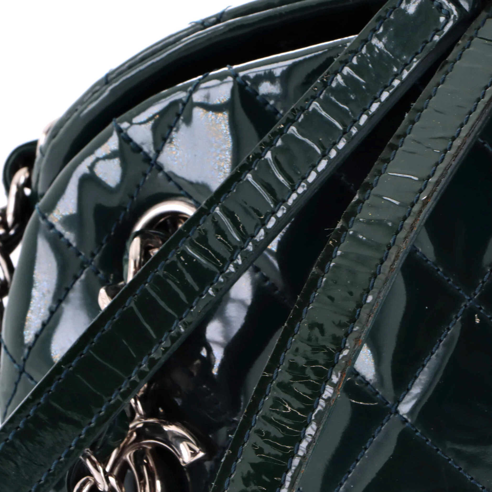 Just Mademoiselle Bag Quilted Patent Small - Image 6