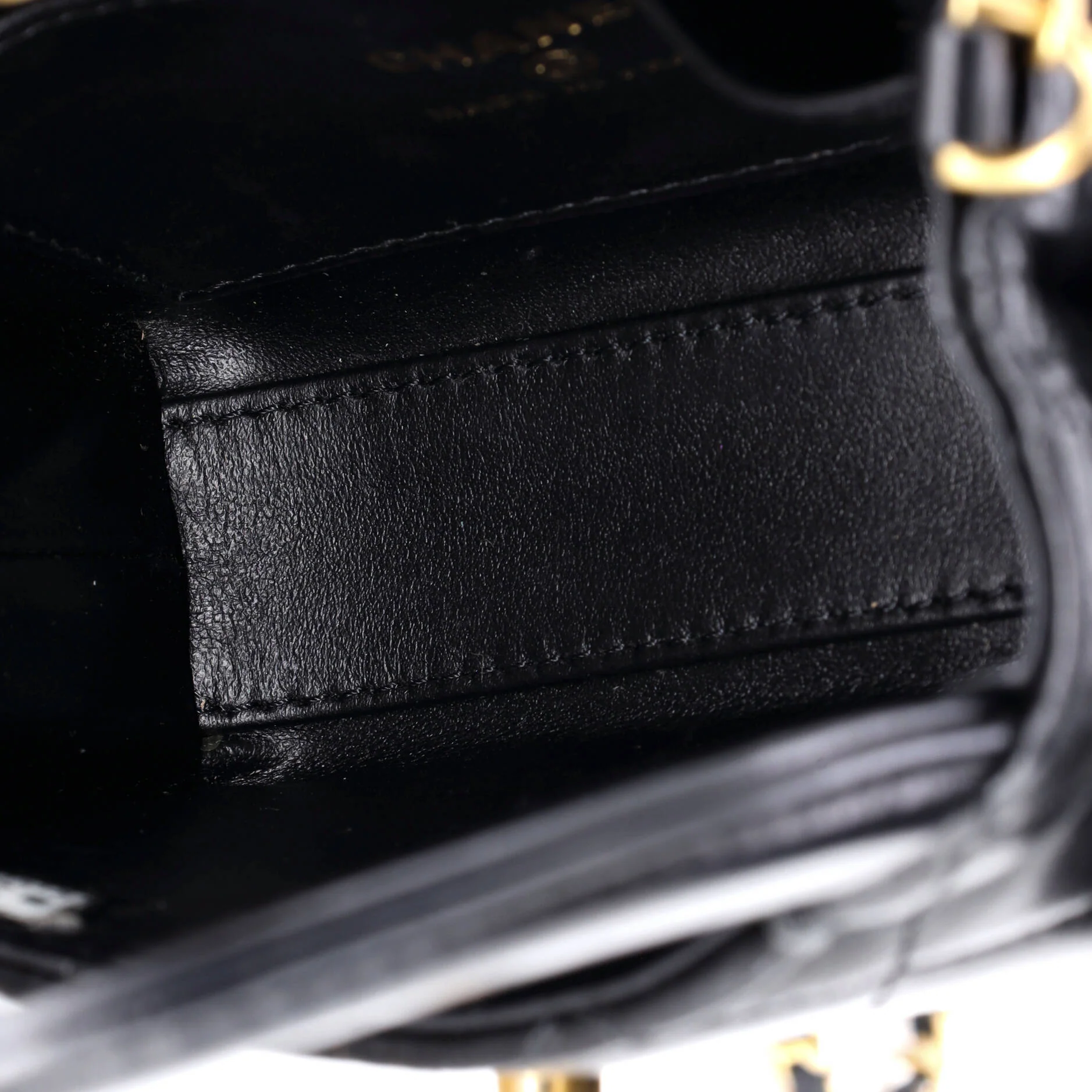 Kelly Top Handle Shopping Bag Quilted Shiny Aged Calfskin Nano - Image 5