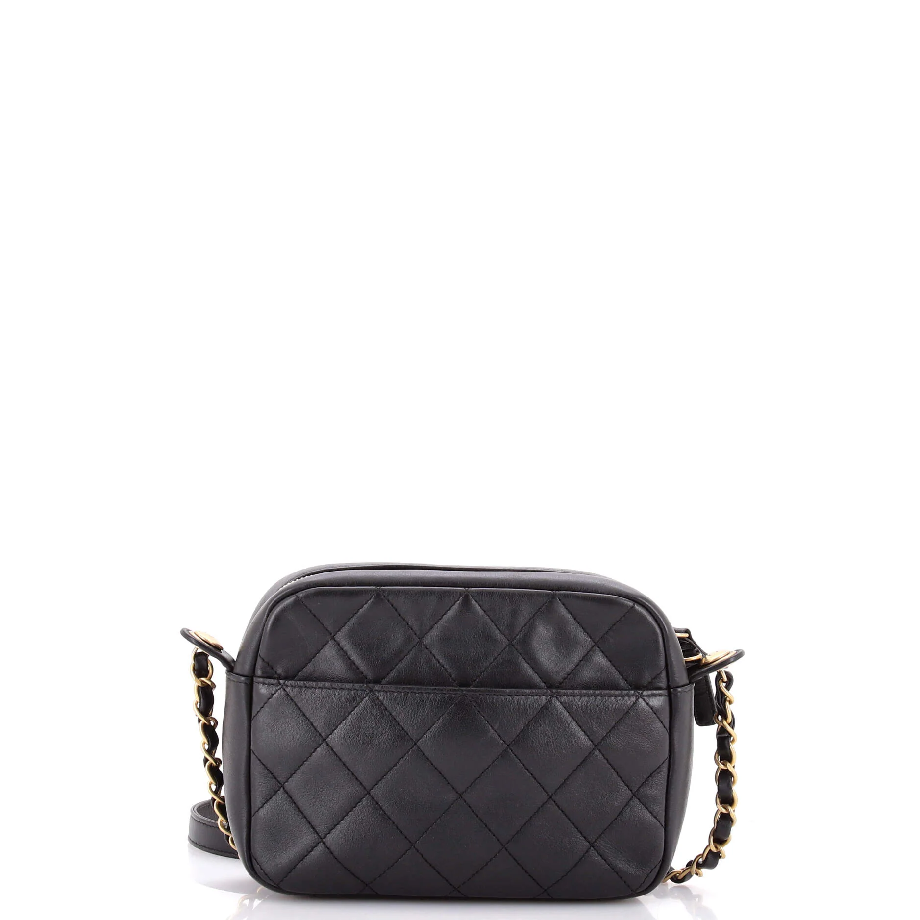 Logo Enchained Camera Case Quilted Calfskin - Image 3