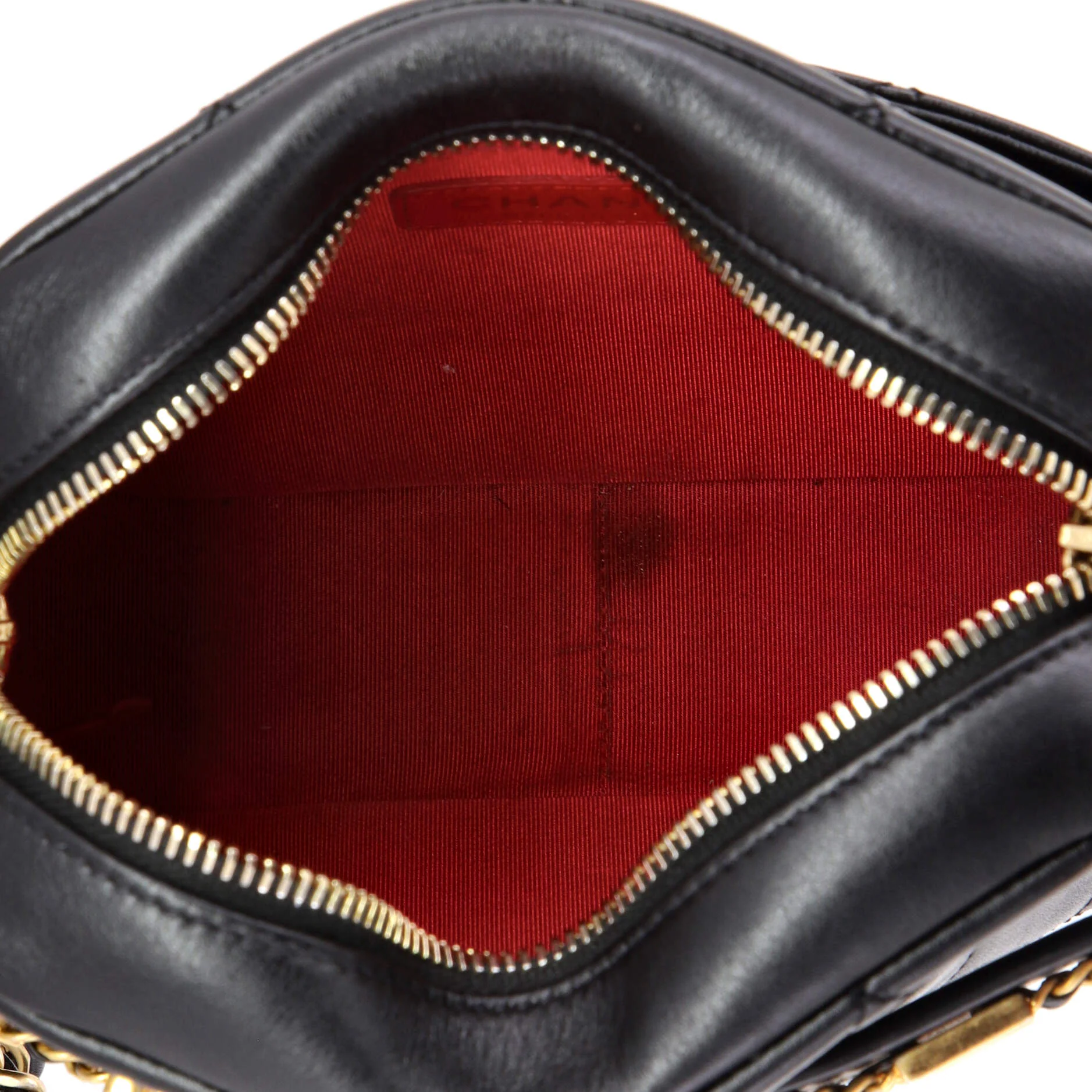 Logo Enchained Camera Case Quilted Calfskin - Image 5