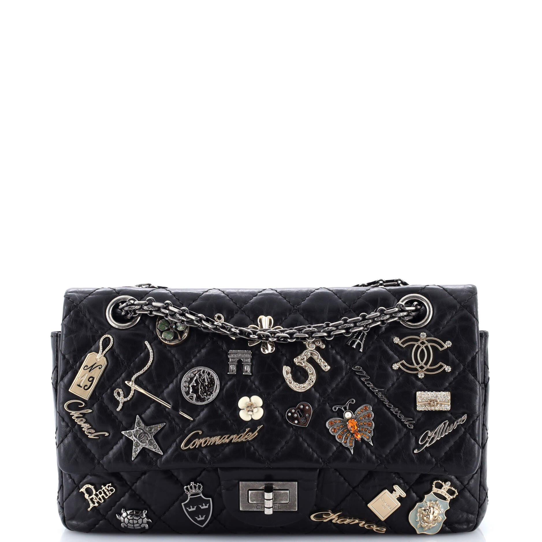 Lucky Charms Reissue 2.55 Flap Bag Quilted Aged Calfskin 225