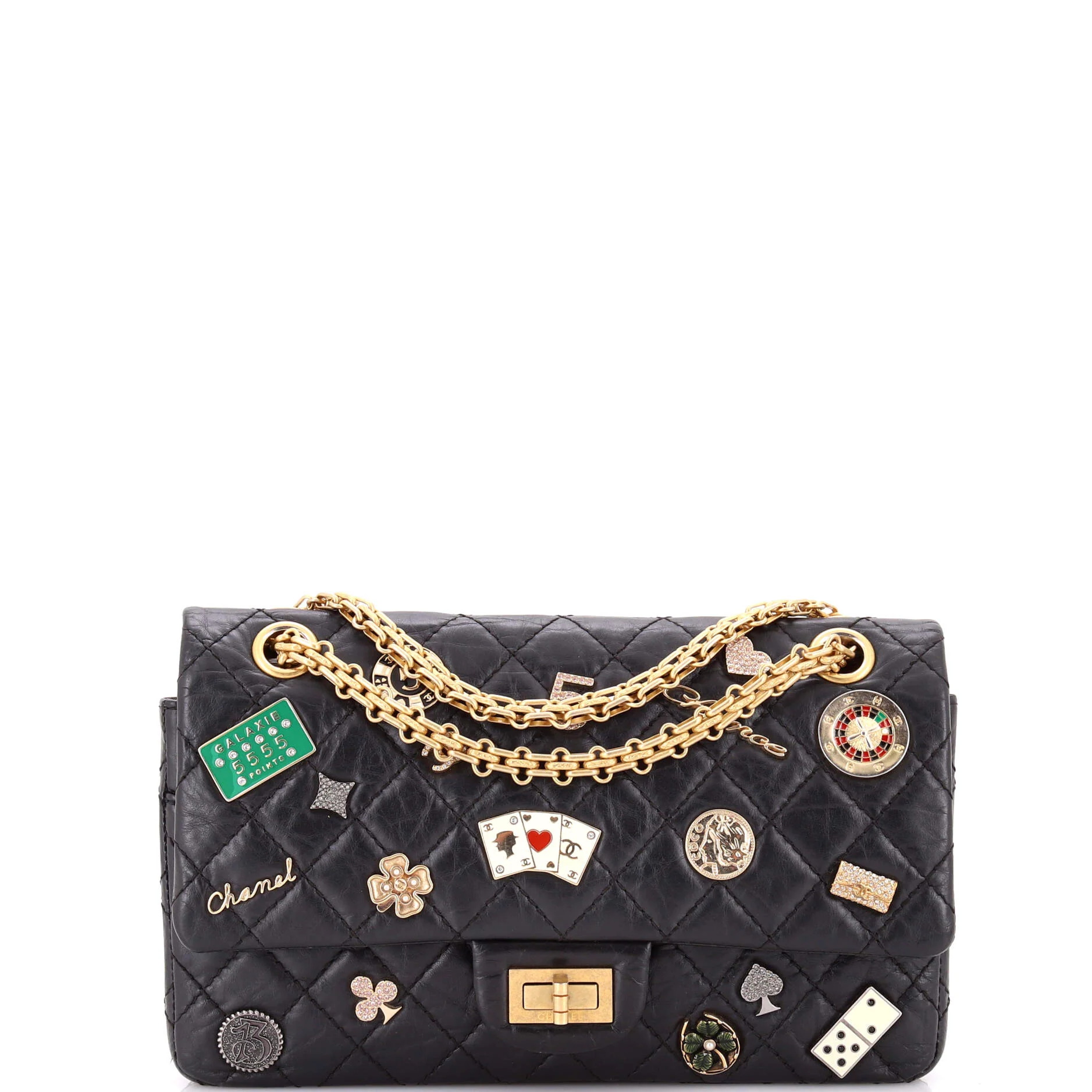 Lucky Charms Reissue 2.55 Flap Bag Quilted Aged Calfskin 225