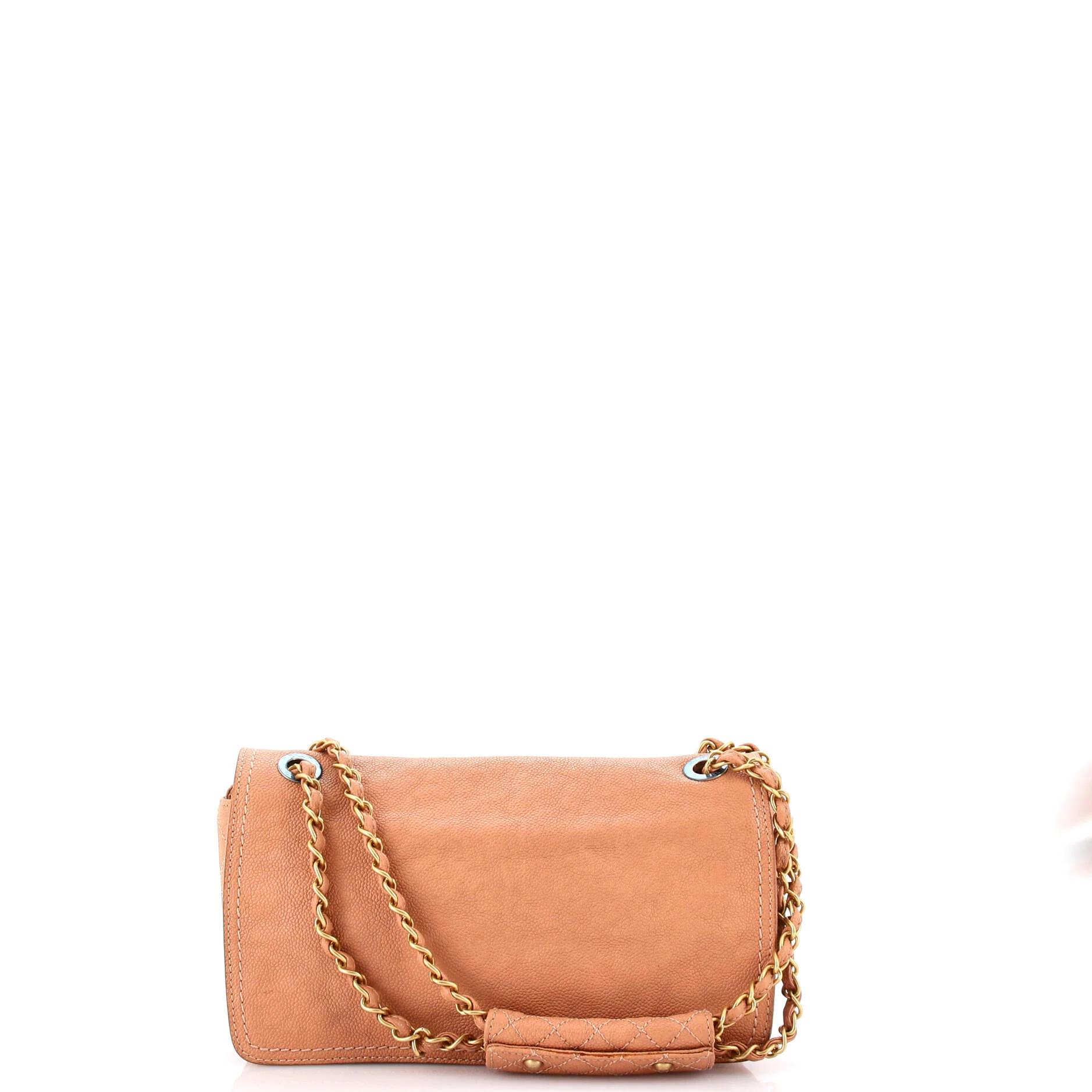 Mademoiselle Lock Flap Bag Quilted Caviar Medium - Image 3
