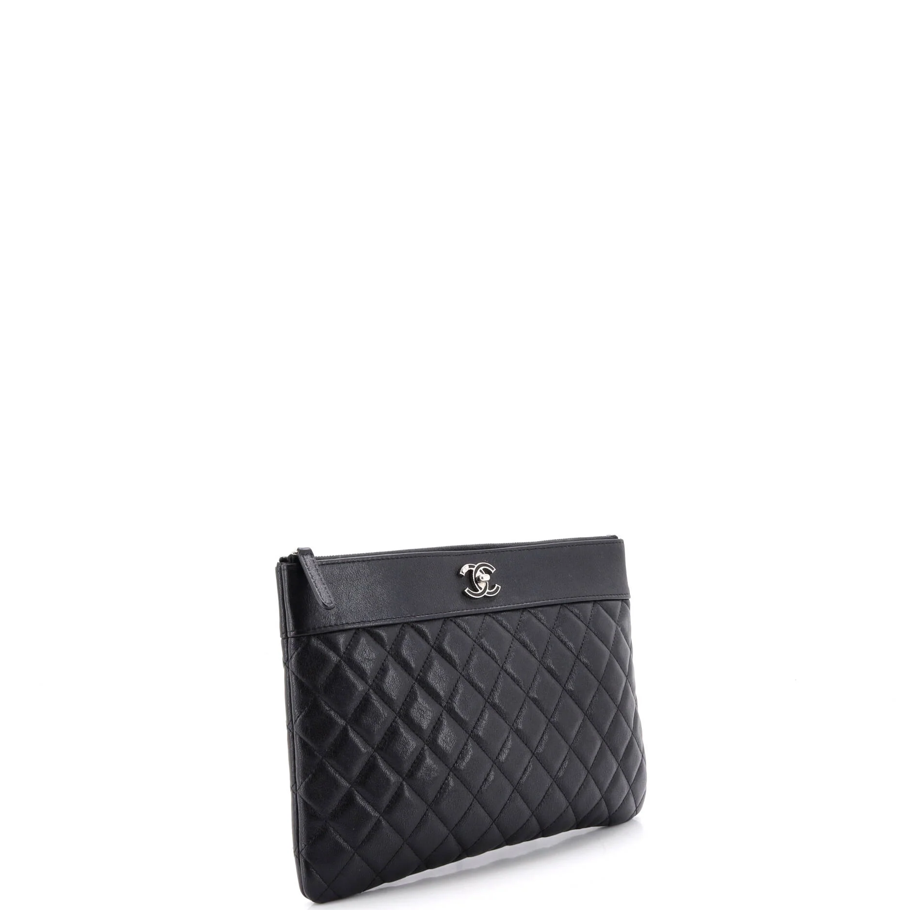 Mademoiselle Vintage O Case Clutch Quilted Sheepskin Medium - Image 3