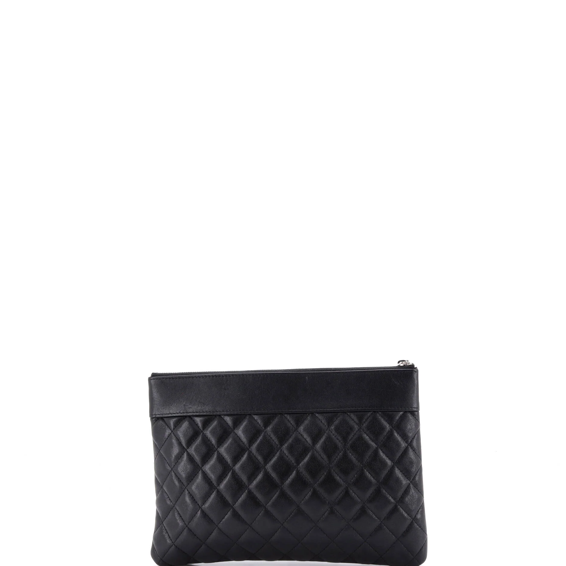 Mademoiselle Vintage O Case Clutch Quilted Sheepskin Medium - Image 4