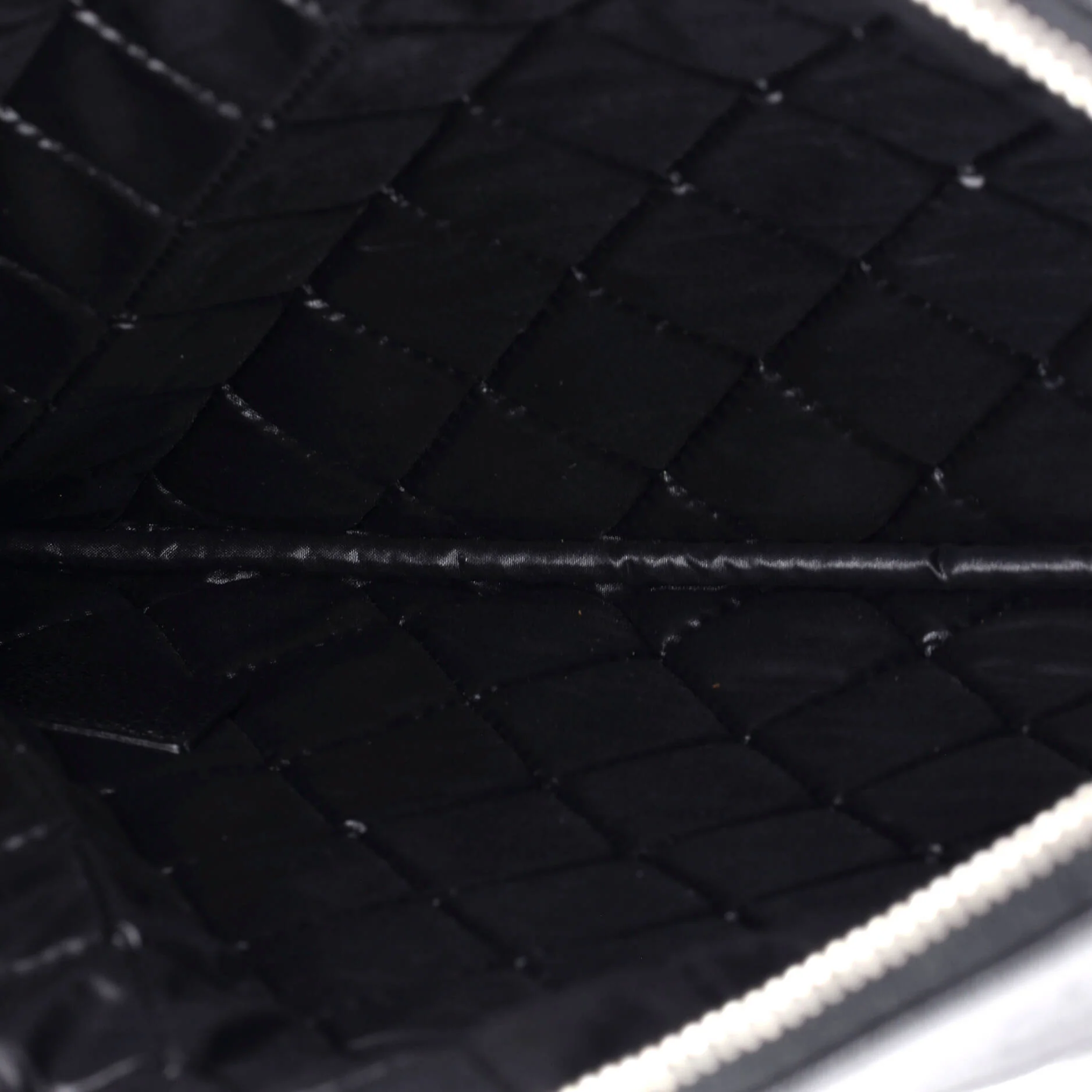 Mademoiselle Vintage O Case Clutch Quilted Sheepskin Medium - Image 6