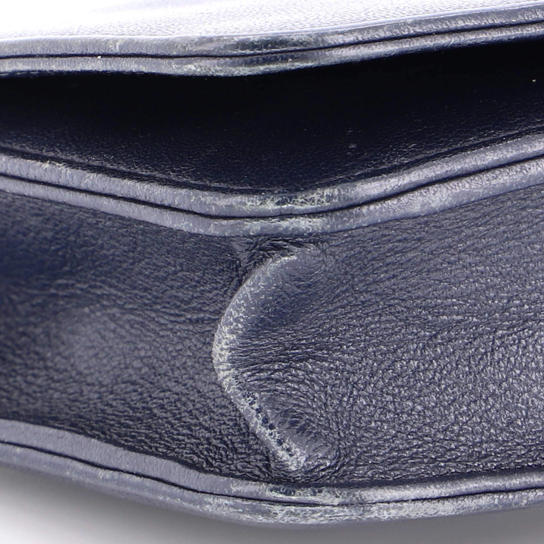 Mademoiselle Vintage Wallet on Chain Quilted Sheepskin - Image 7