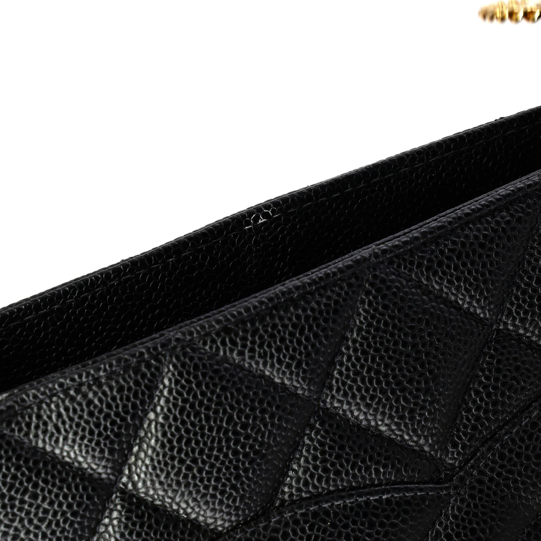Medallion Tote Quilted Caviar - Image 6