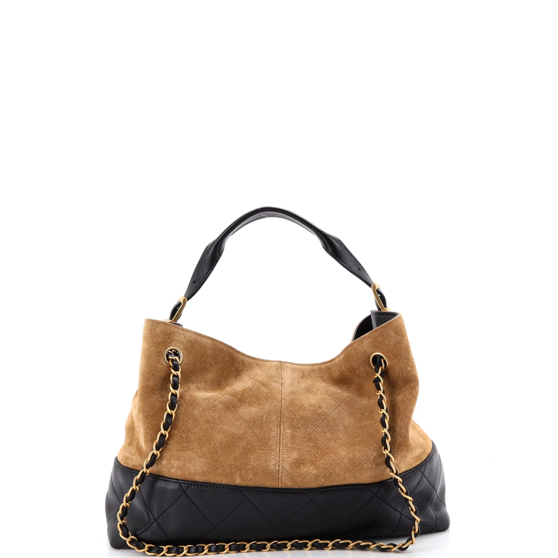 Metiers d'Art Shopping Bag Quilted Suede and Lambskin Small - Image 3