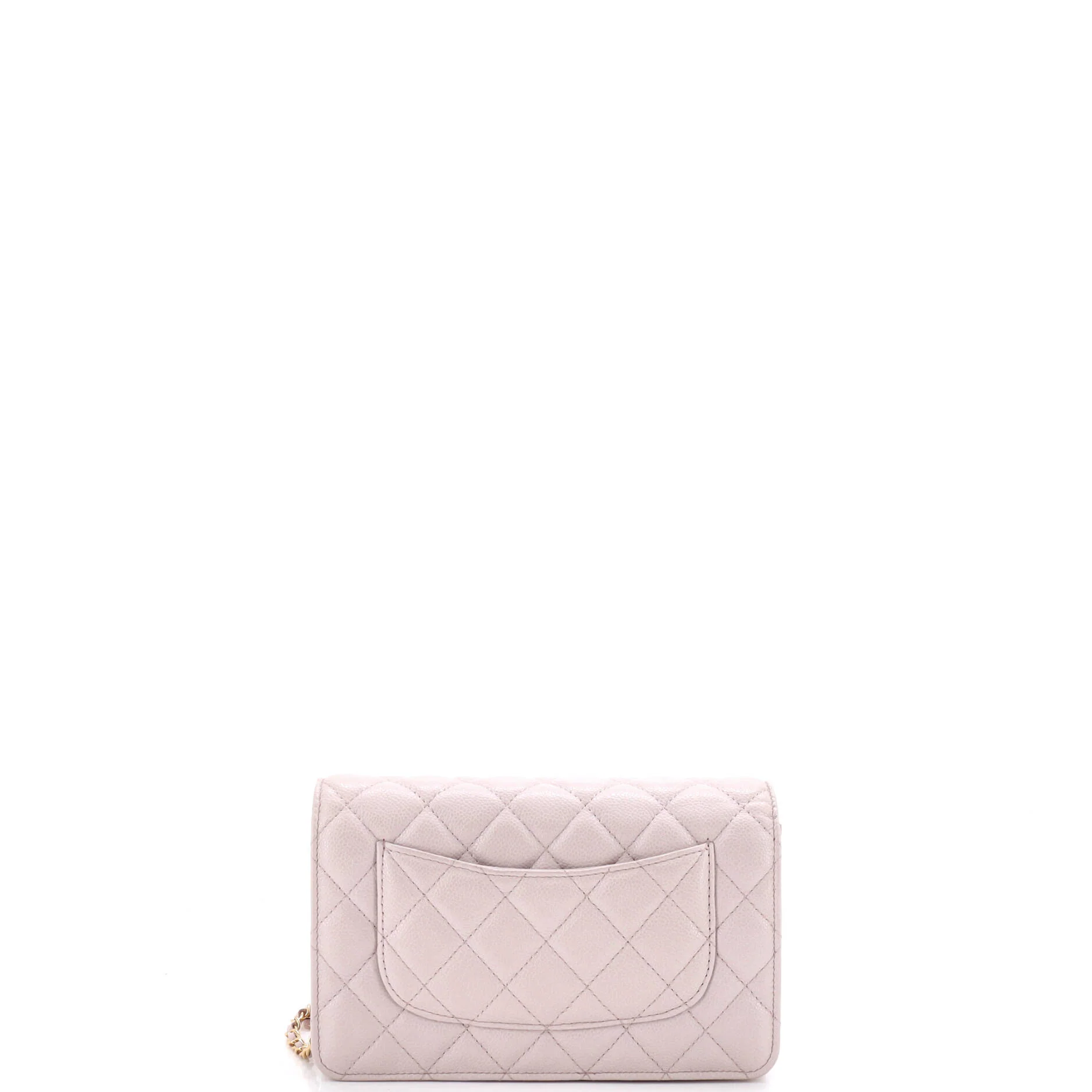 Miss Coco Strap Wallet on Chain Quilted Caviar - Image 3