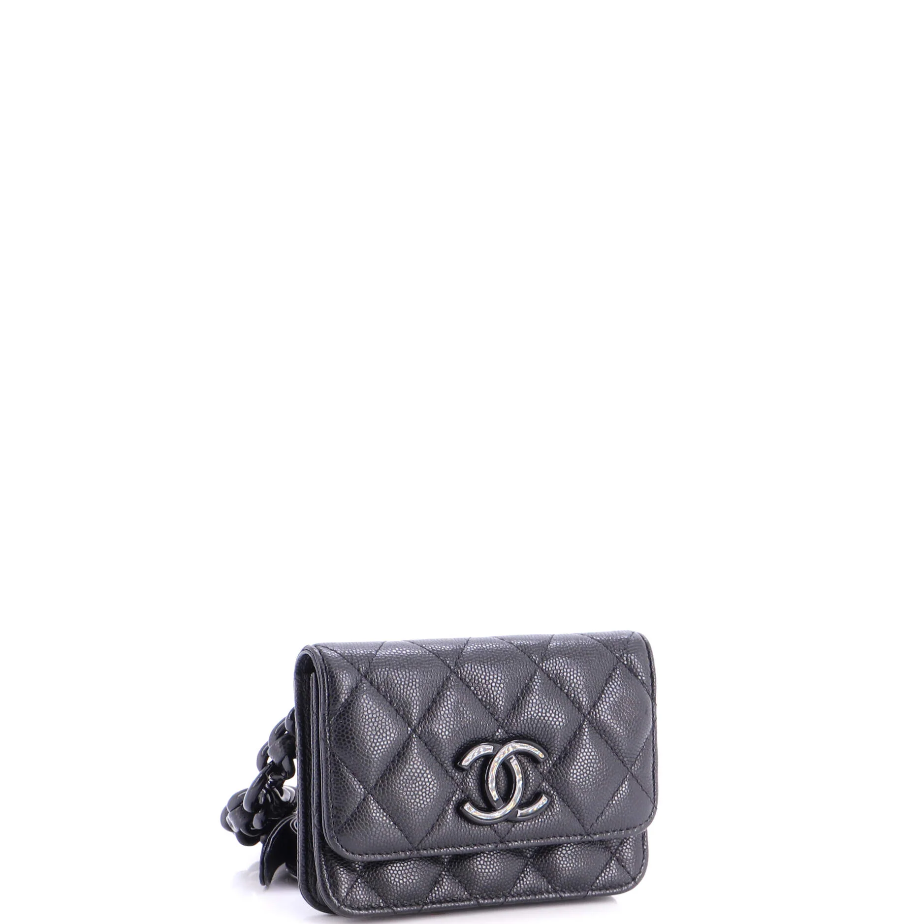 My Everything Flap Card Holder Belt Bag Quilted Caviar - Image 2