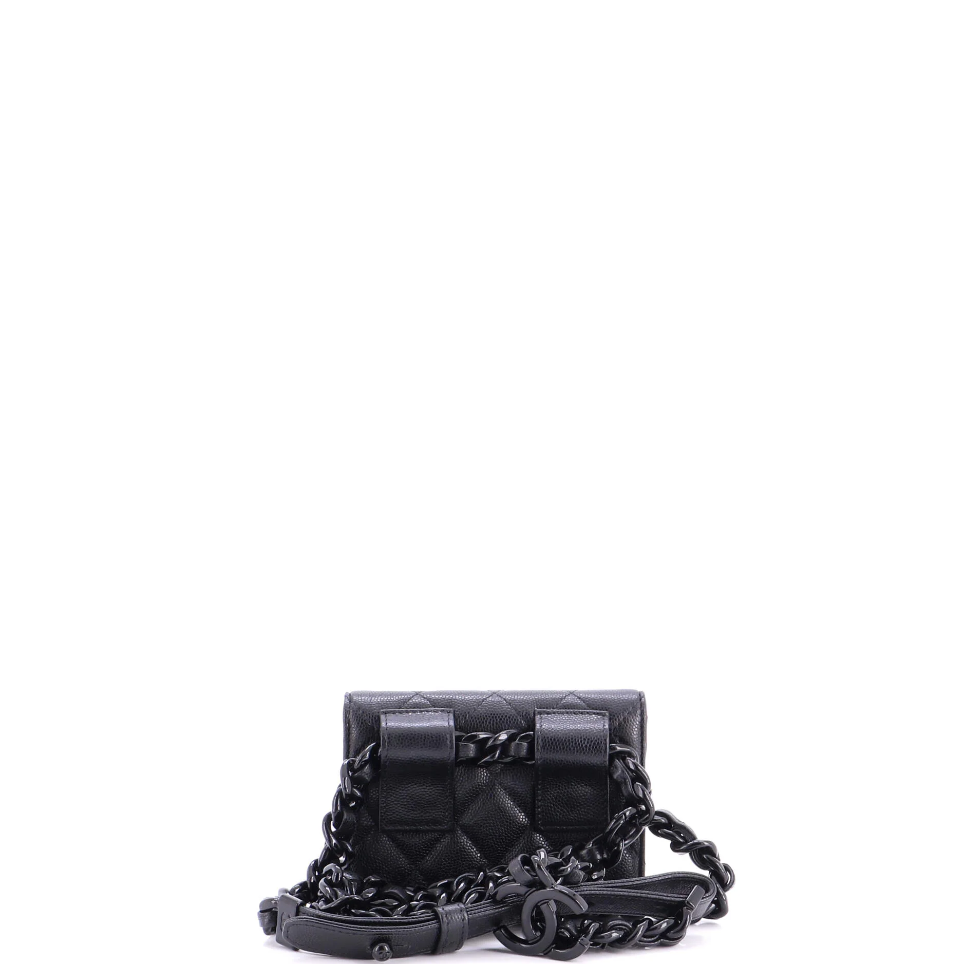 My Everything Flap Card Holder Belt Bag Quilted Caviar - Image 3