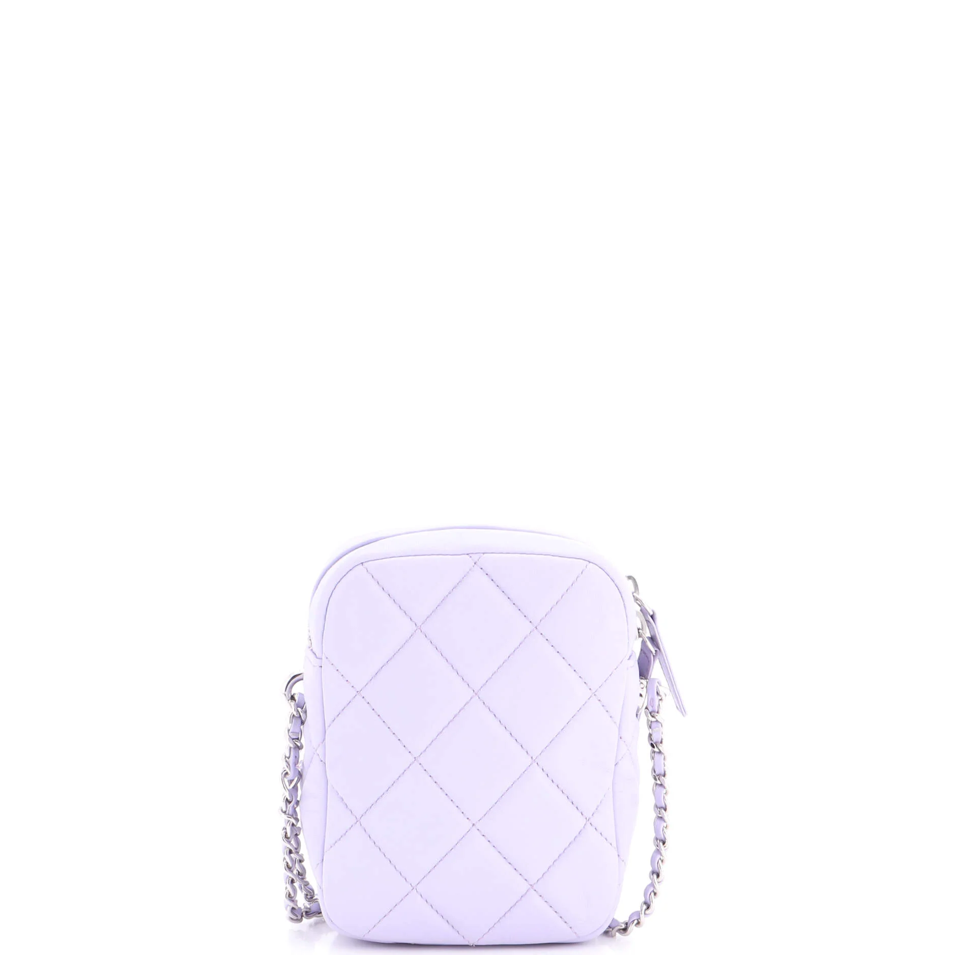 My Perfect Adjustable Chain Crossbody Bag Quilted Lambskin with Iridescent Pearls Small - Image 3