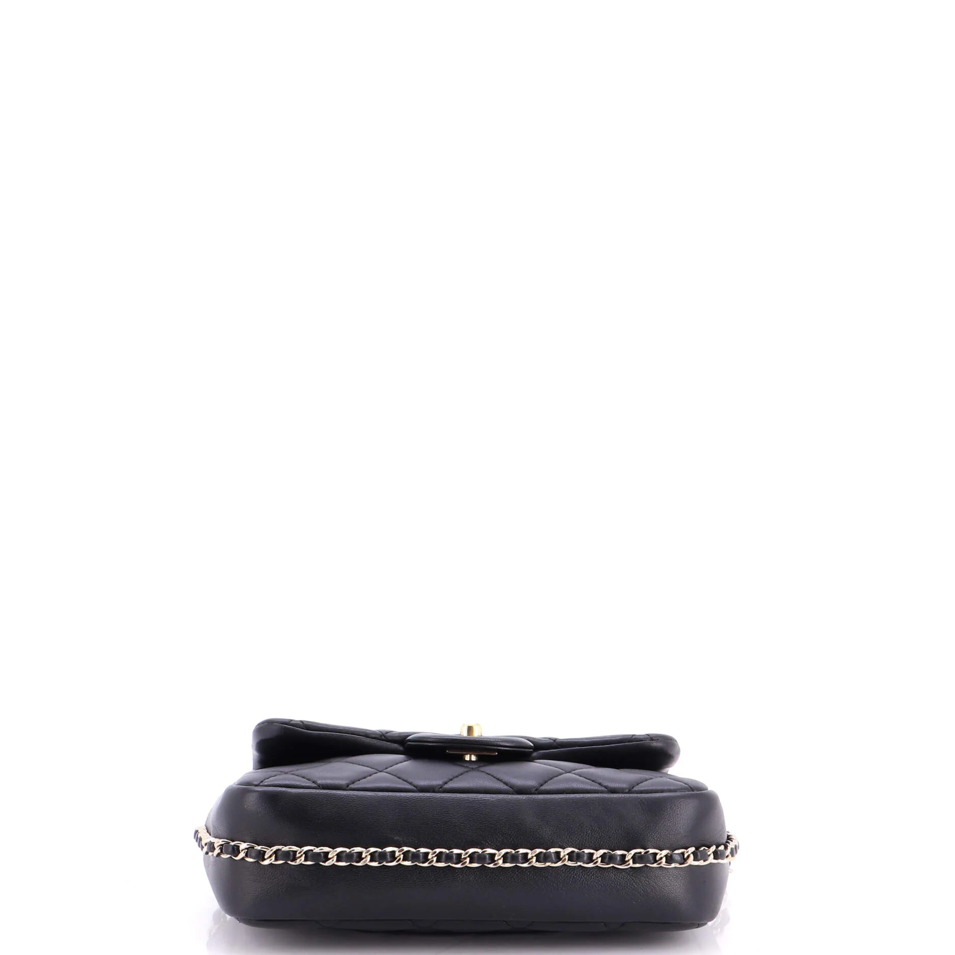 My Precious Pearls Chain Flap Bag Quilted Lambskin Medium - Image 4