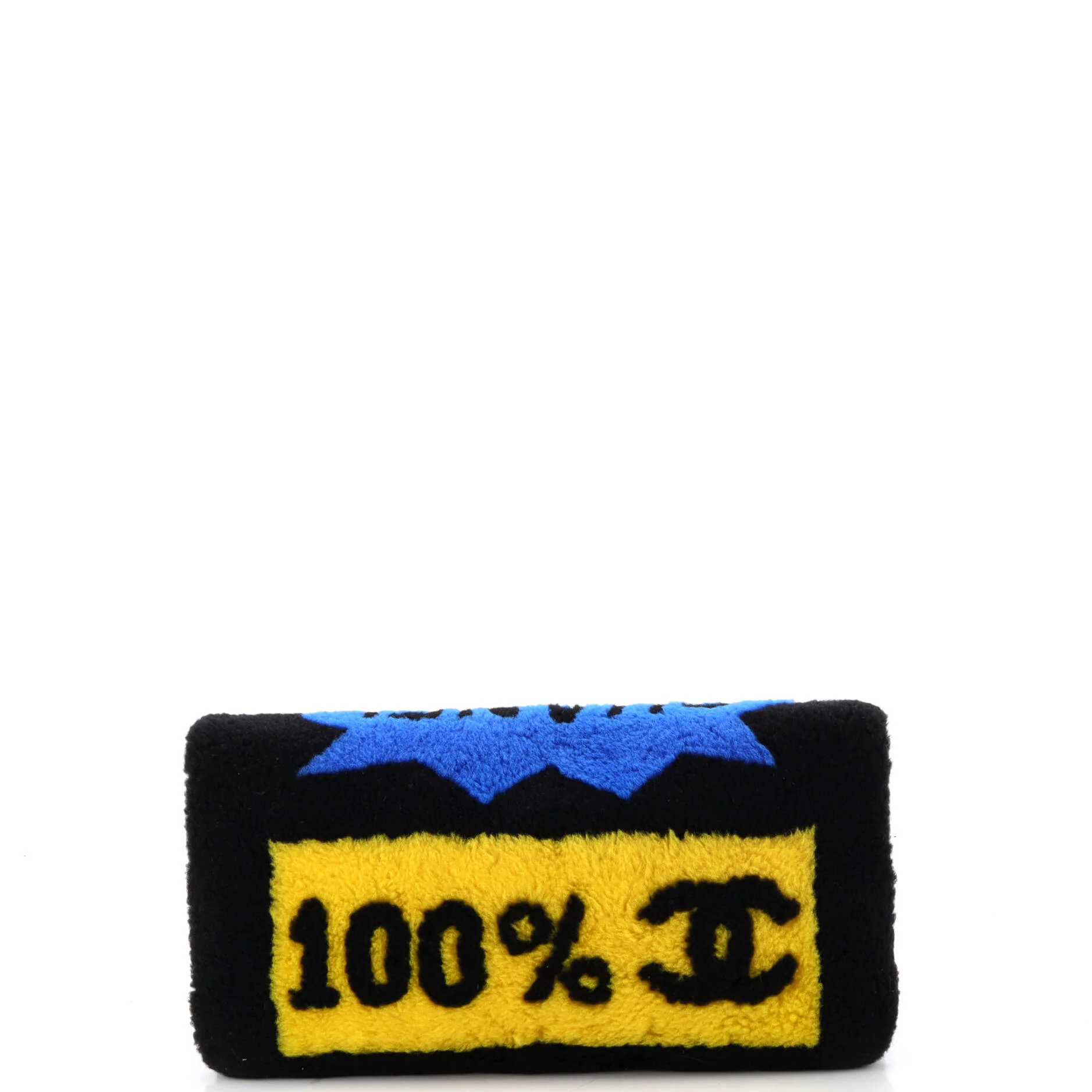 No.5 Comic Clutch Shearling - Image 3